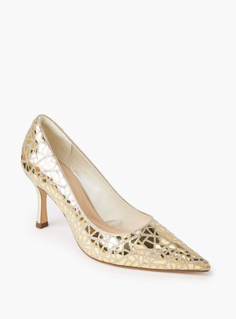حذاء كلاسيكي بكعب ستيليتو مزيّن للنساء من سيليست-women-shoes-sandals-heeled-image-2