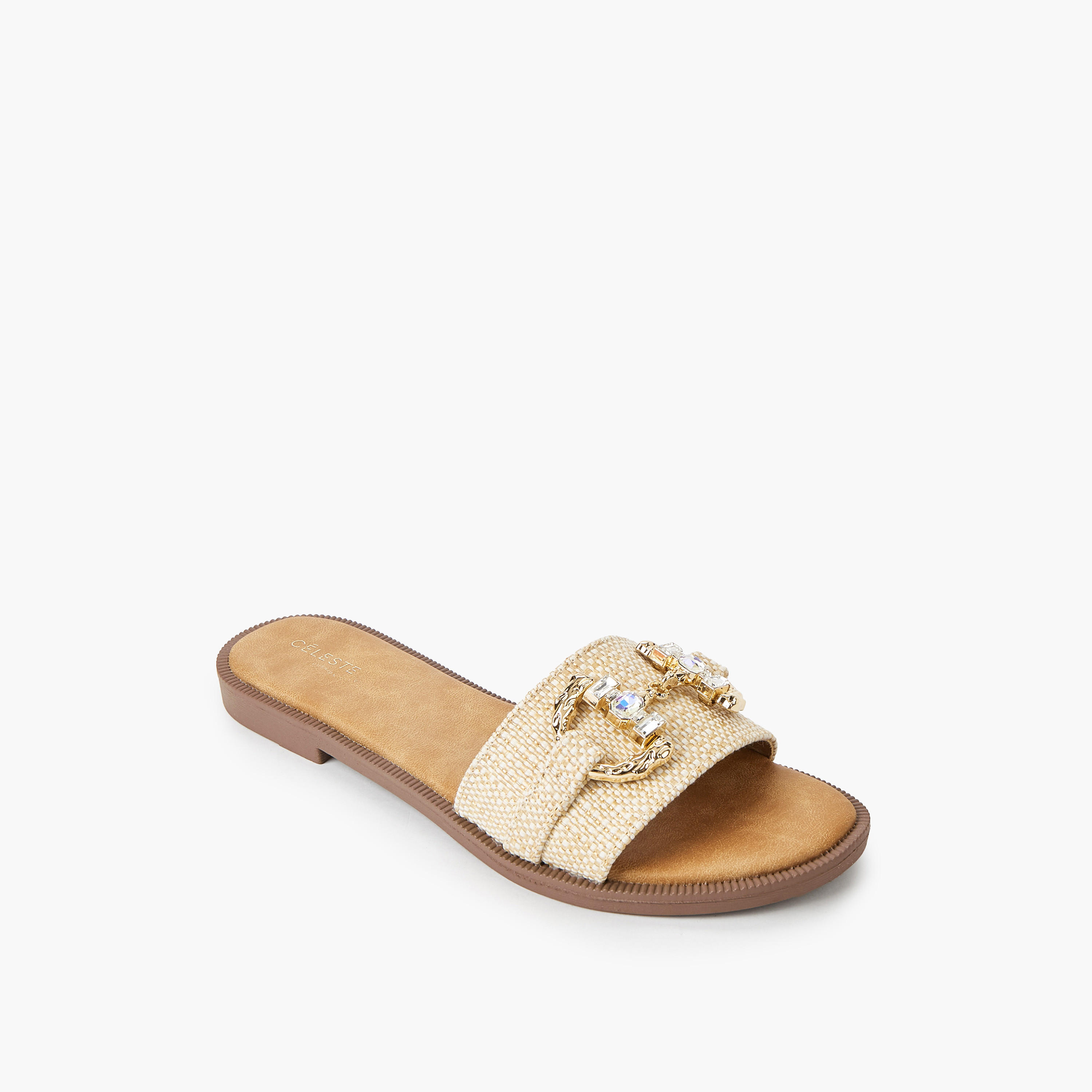 صندل مسطح مزين للنساء من سيليست-women-shoes-flats-sandals-image-2
