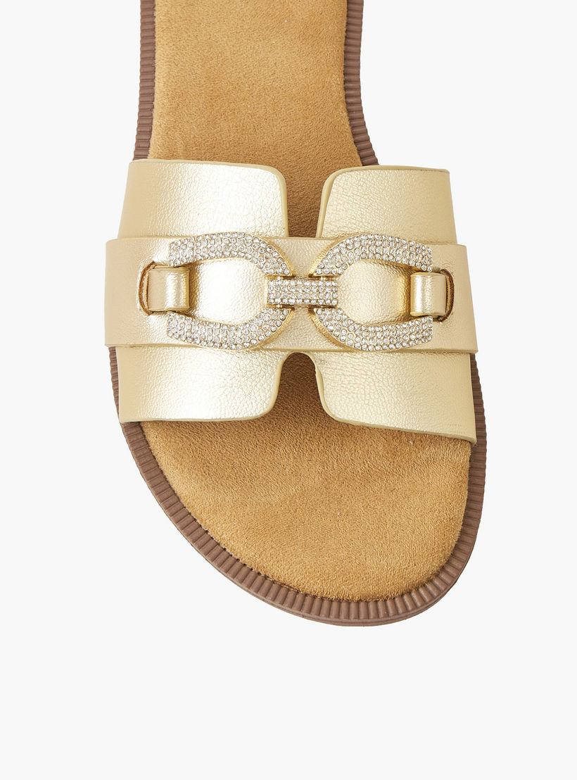 Celeste Women Stone Embellished Flat Sandals-women-shoes-flats-sandals-image-5