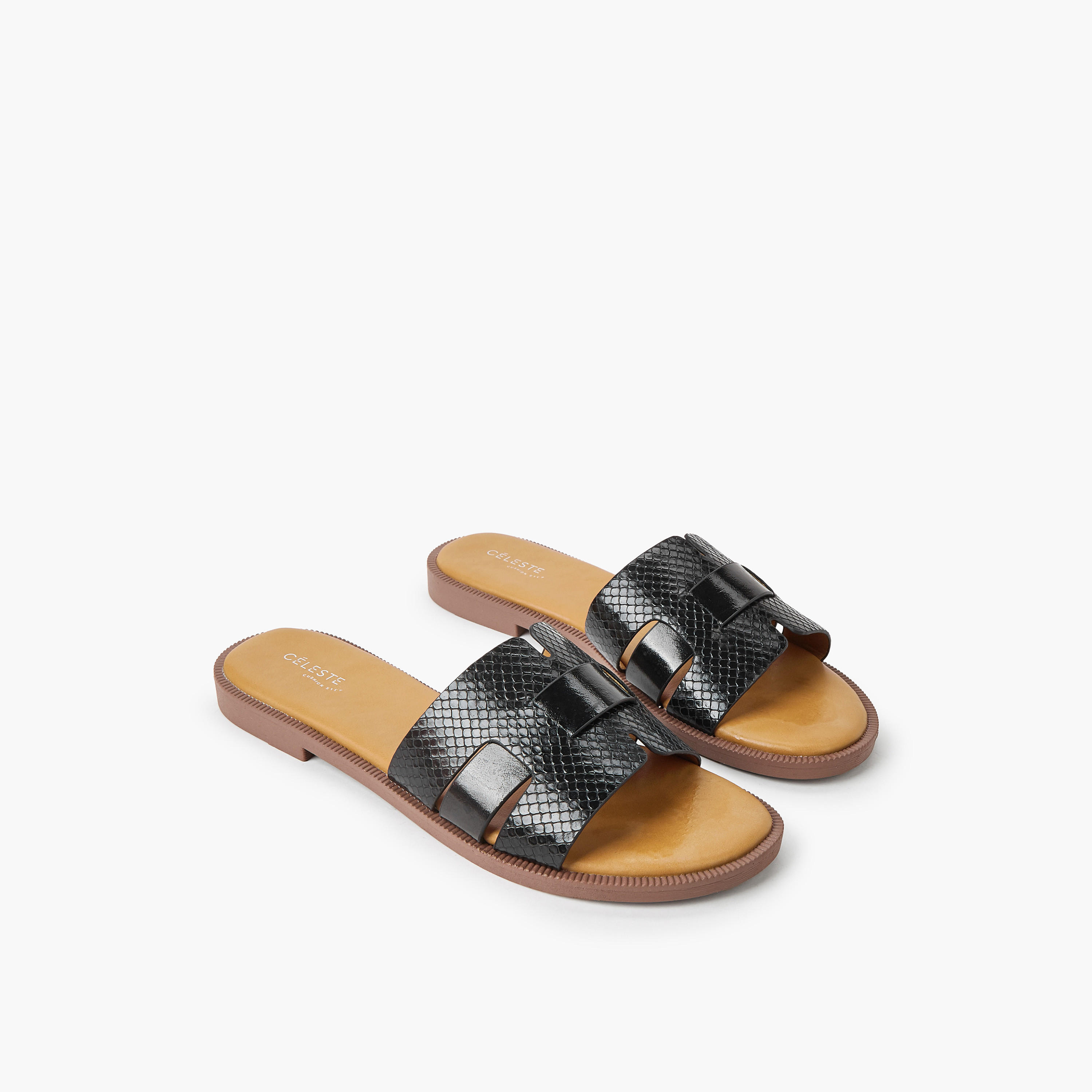 صندل مسطح بارز الملمس للنساء من سيليست-women-shoes-flats-sandals-image-1