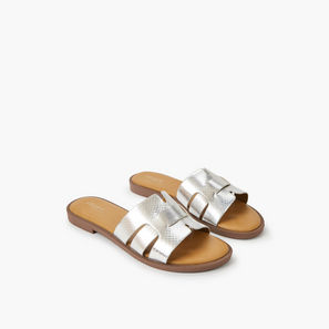 Celeste Women Textured Flat Sandals-women-shoes-sandals-image-1