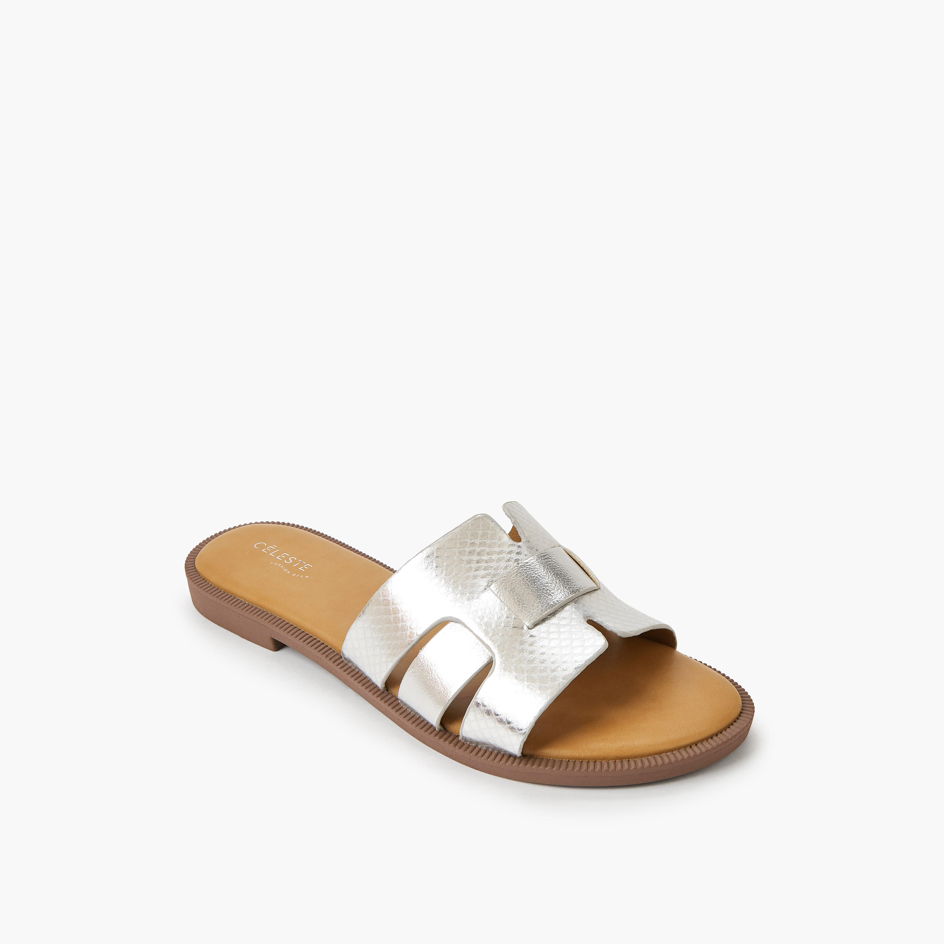 Celeste Women Textured Flat Sandals-women-shoes-flats-sandals-image-2
