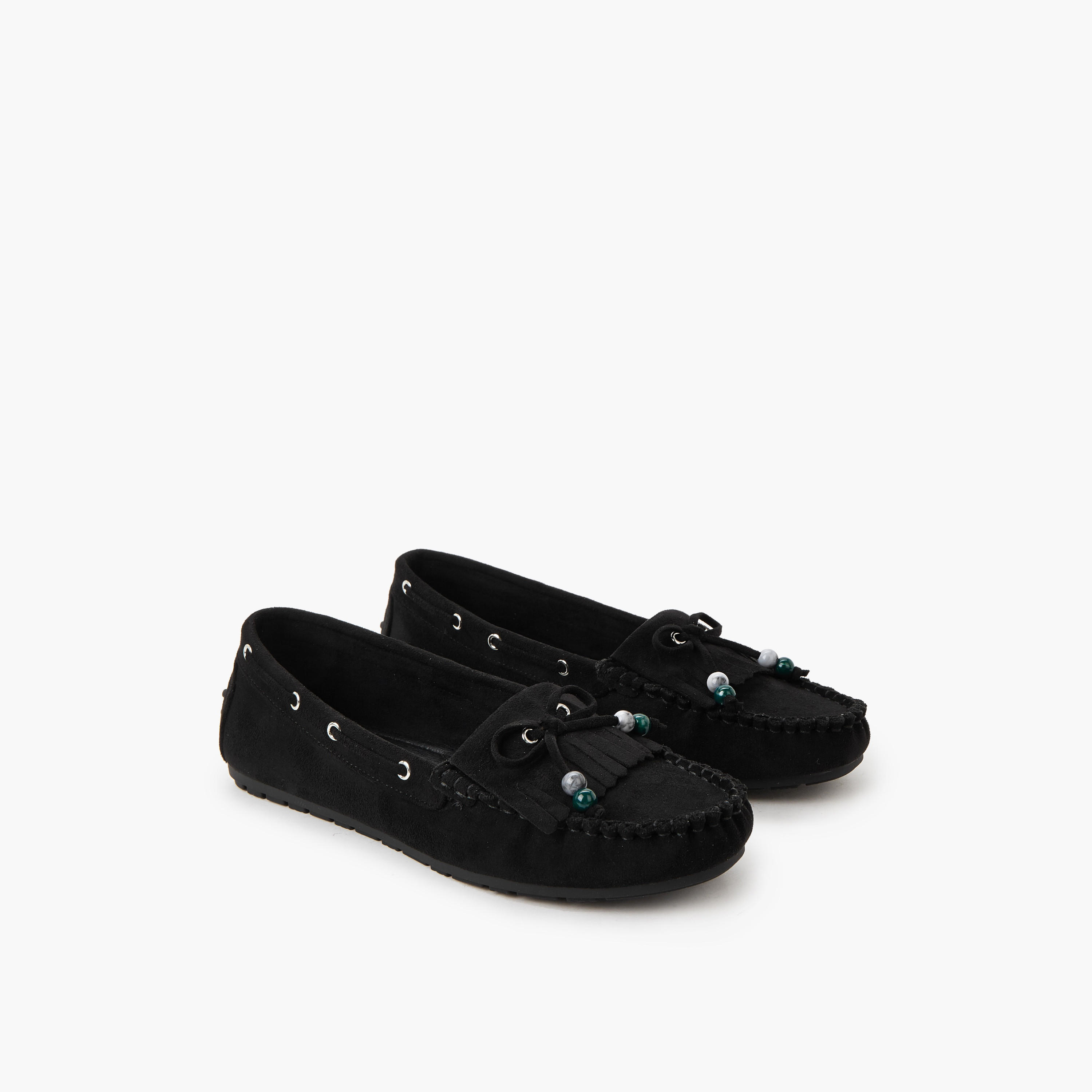 Le Confort Women Textured Moccasins-women-shoes-loafersandmoccasins-image-1