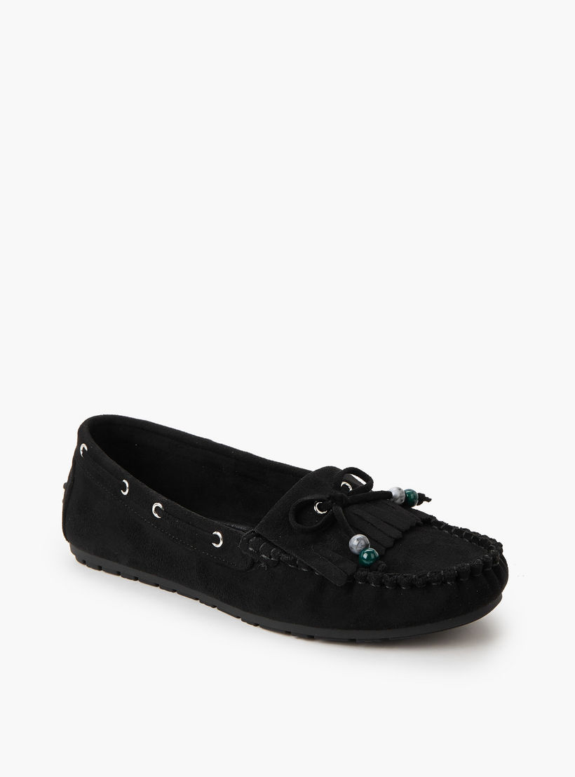 Le Confort Women Textured Moccasins-women-shoes-loafersandmoccasins-image-2