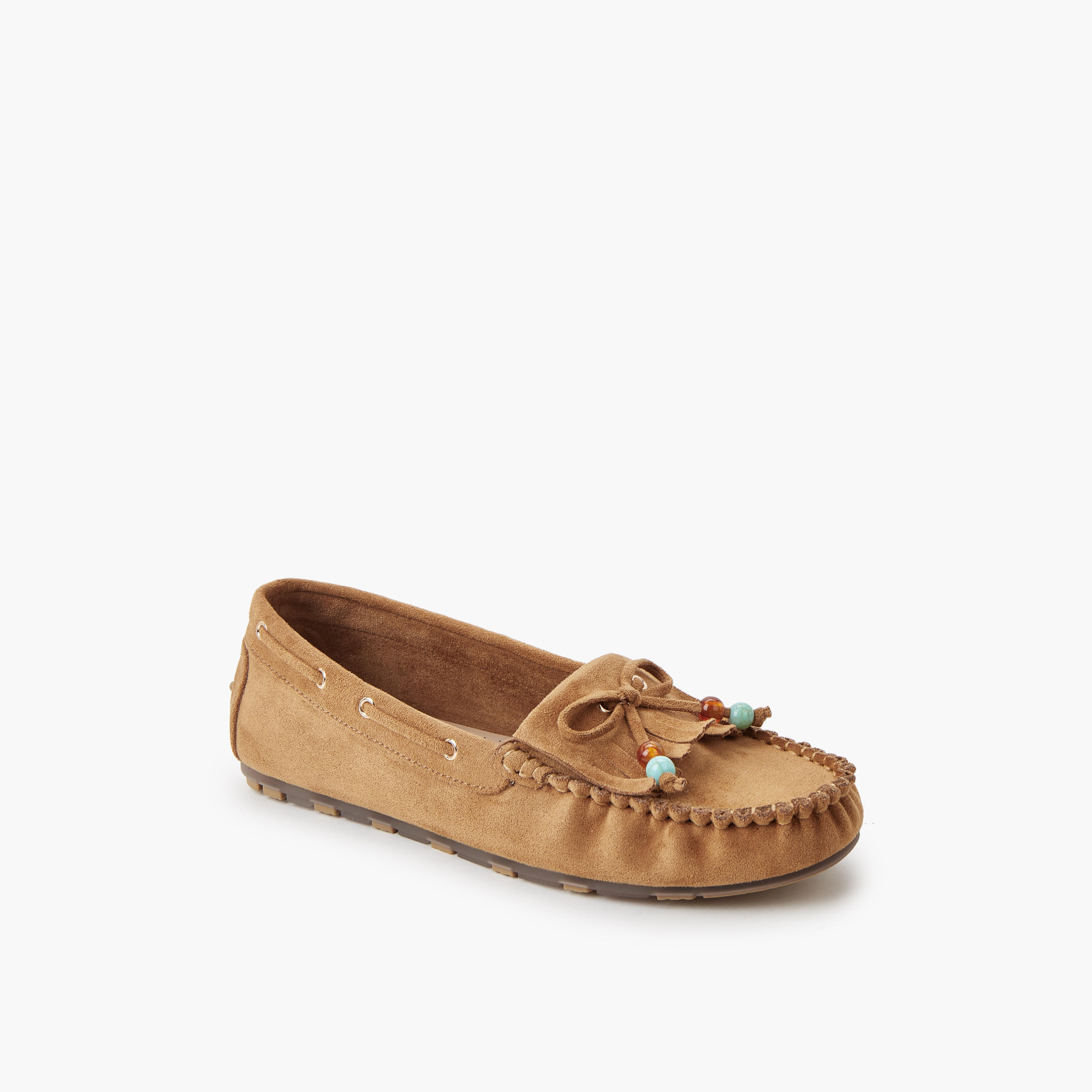 حذاء موكاسين بارز الملمس للنساء من لو كونفورت-women-shoes-loafersandmoccasins-image-2