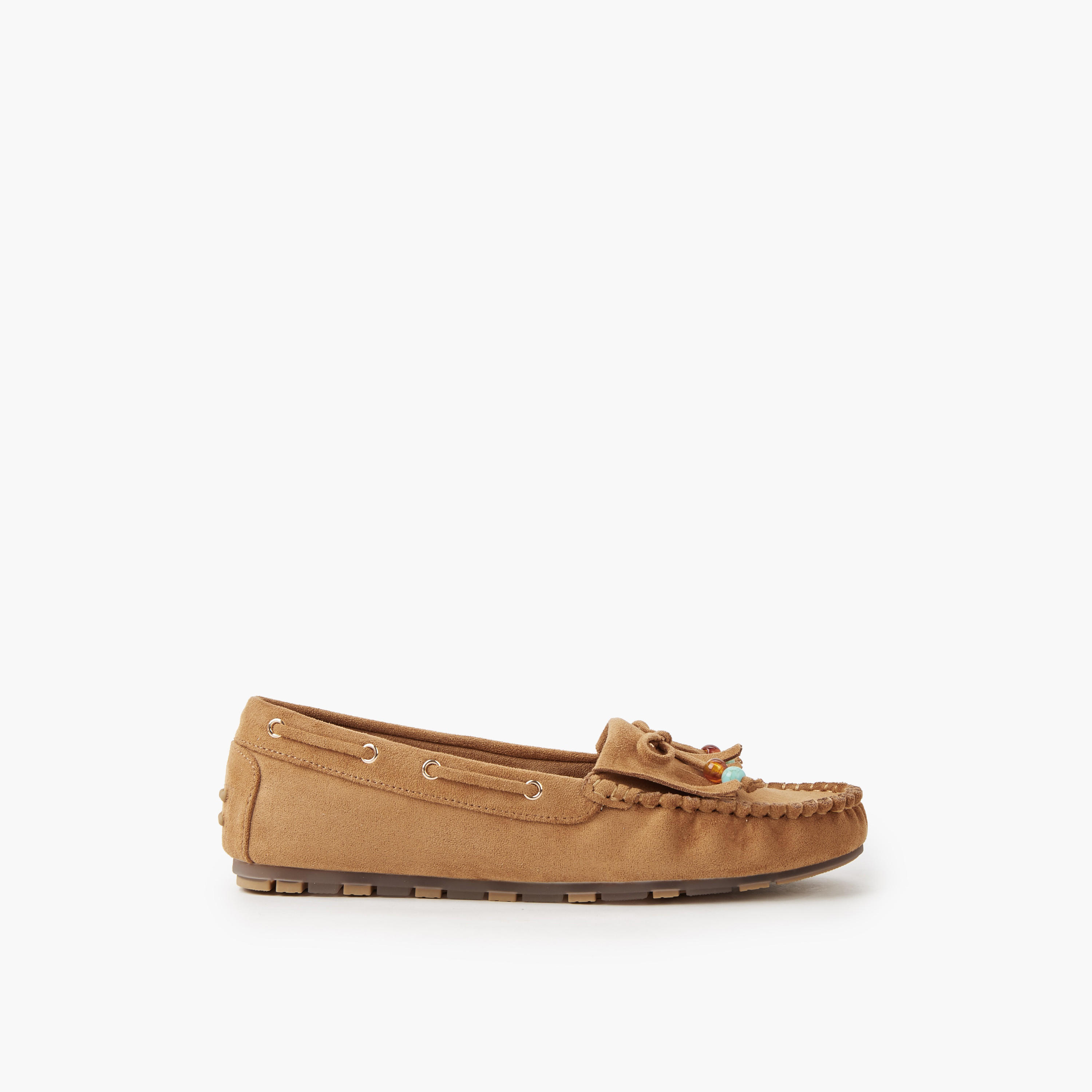 حذاء موكاسين بارز الملمس للنساء من لو كونفورت-women-shoes-loafersandmoccasins-image-3
