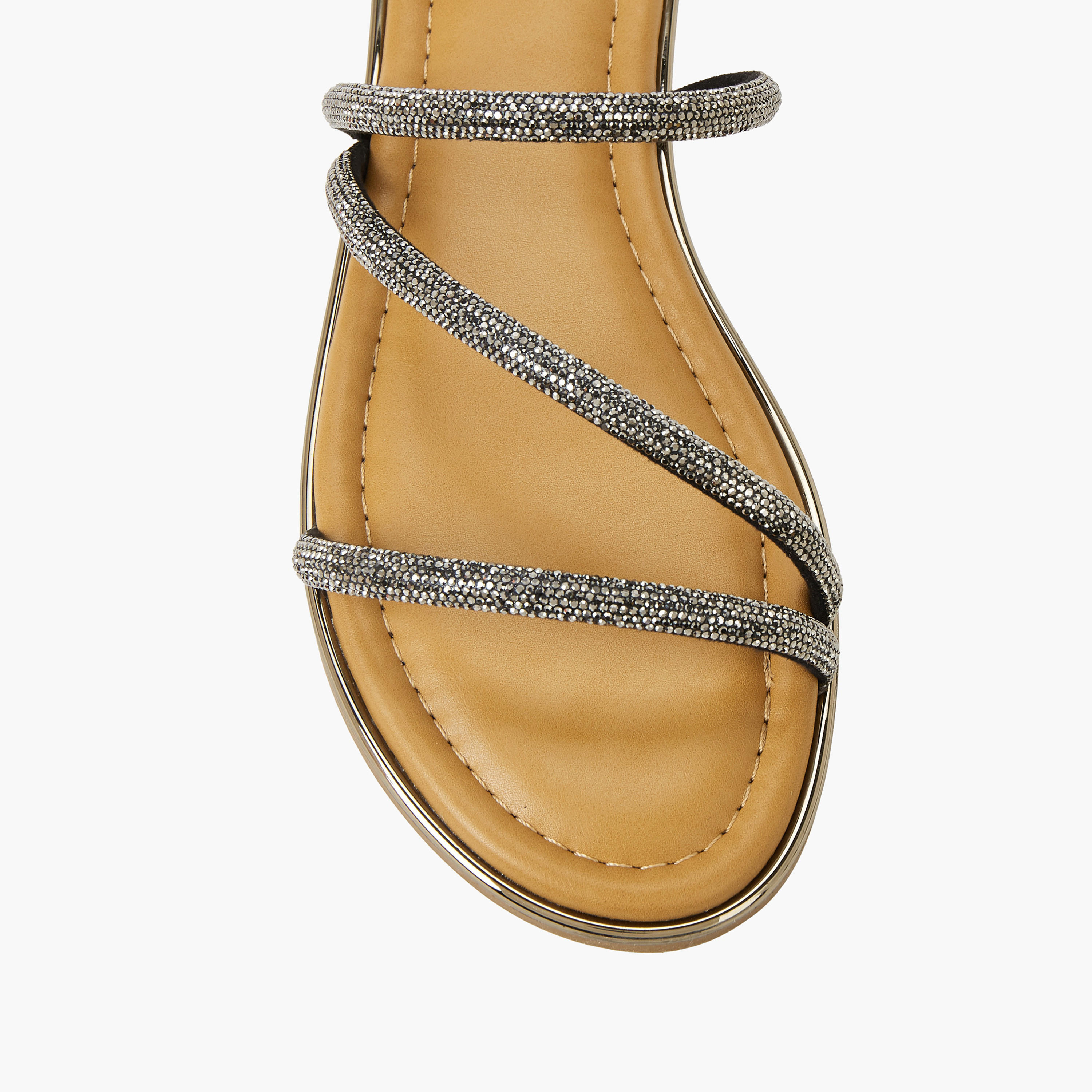 صندل مسطح مزين بالأحجار للنساء من سيليست-women-shoes-flats-sandals-image-5