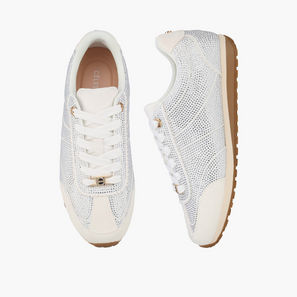 Celeste Women Embellished Lace-Up Ankle Sneakers-women-image-1