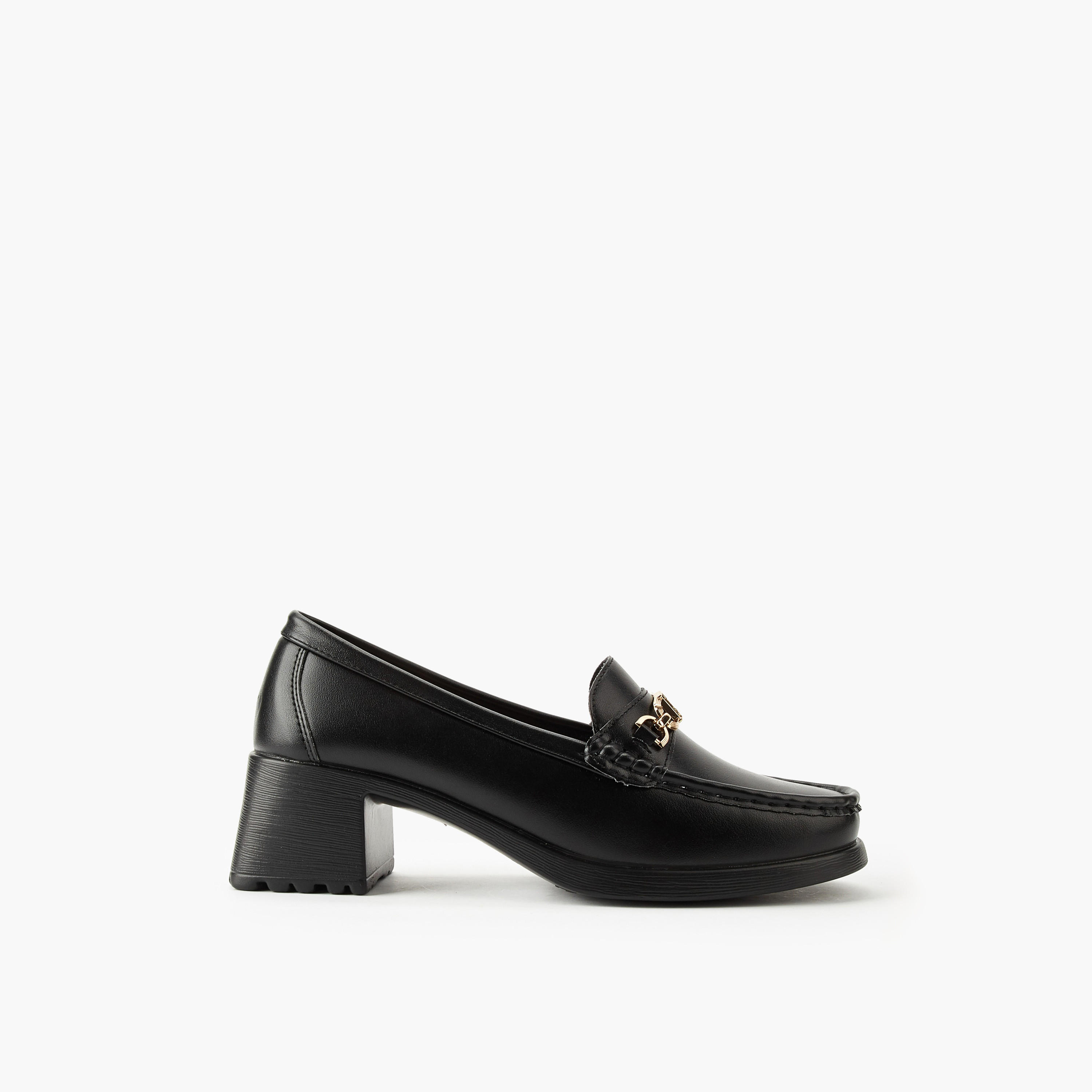 Flora Bella Women Block Heel Loafers-women-shoes-flats-loafers-image-3