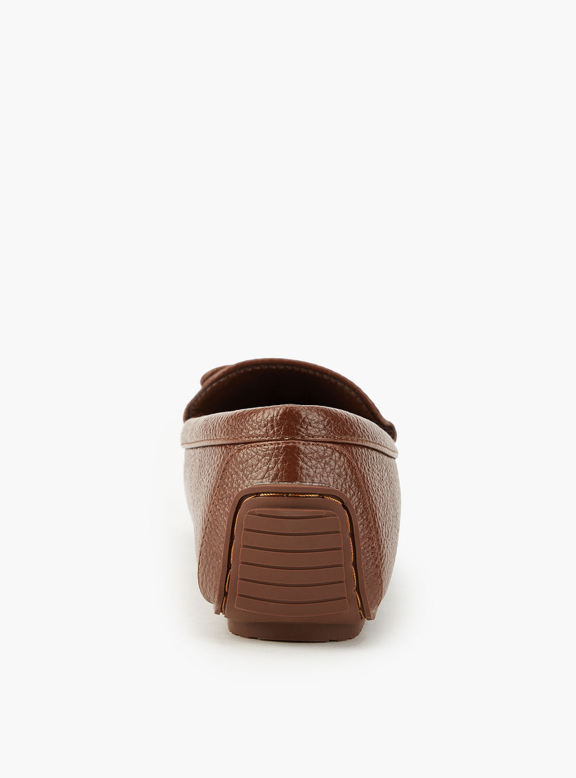 حذاء موكاسين بارز الملمس سهل الارتداء بفيونكة من فلورا بيلا-women-shoes-flats-moccasins-image-5