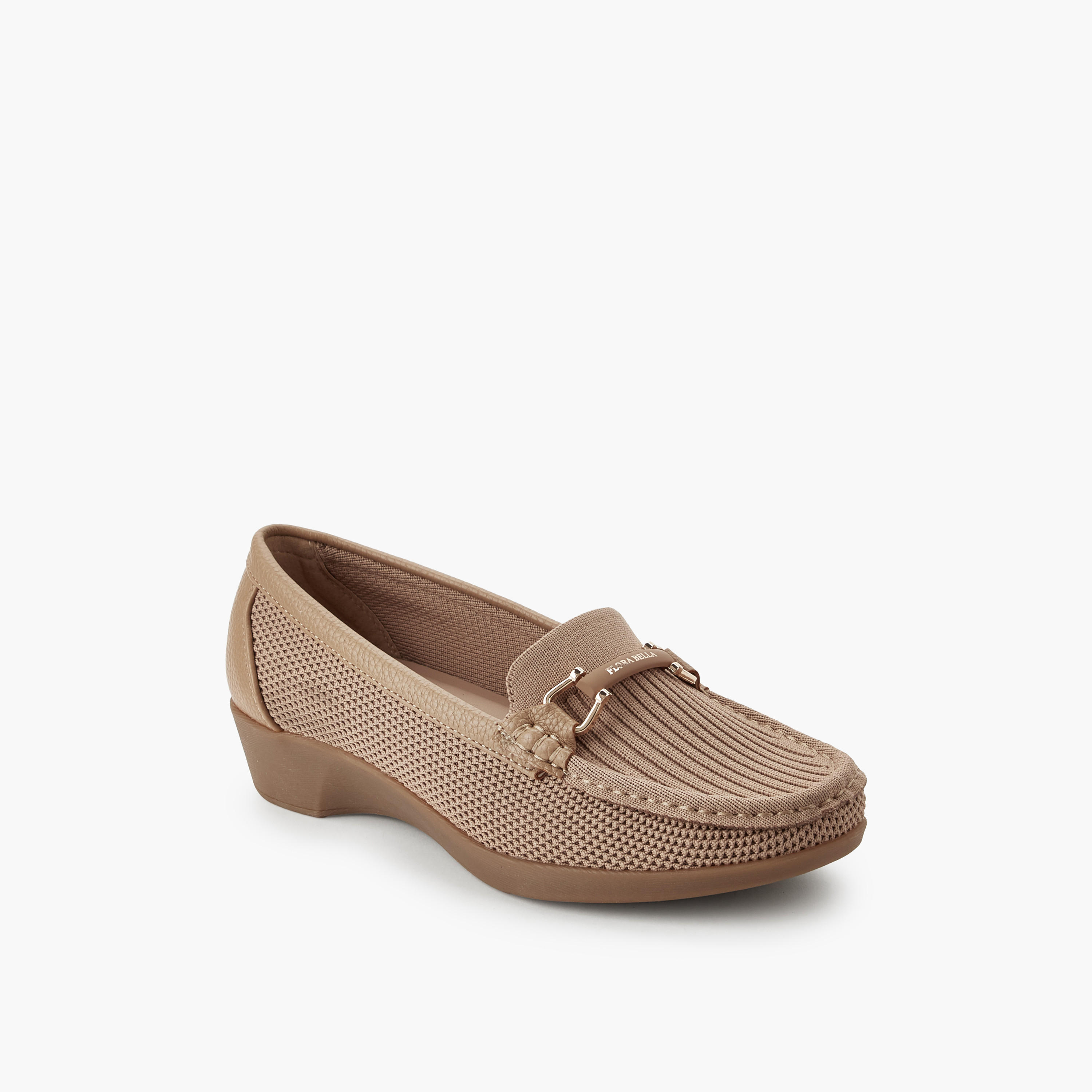 حذاء موكاسين بكعب ويدج للنساء من فلورا بيلا-women-shoes-flats-moccasins-image-2