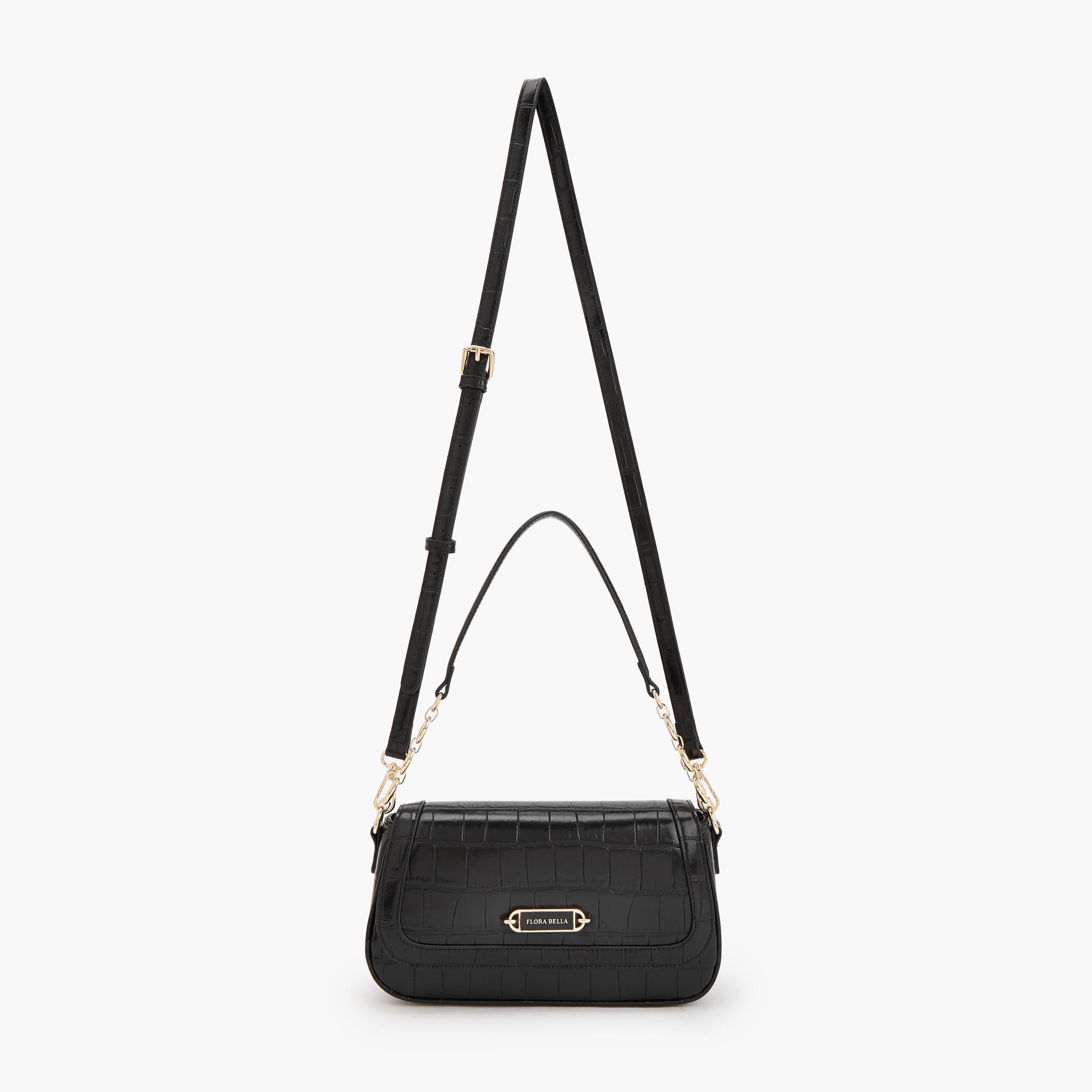شنطة كروس بودي بارزة الملمس بطية إغلاق مغناطيسية من فلورا بيلا-women-bagsandwallets-handbags-image-2