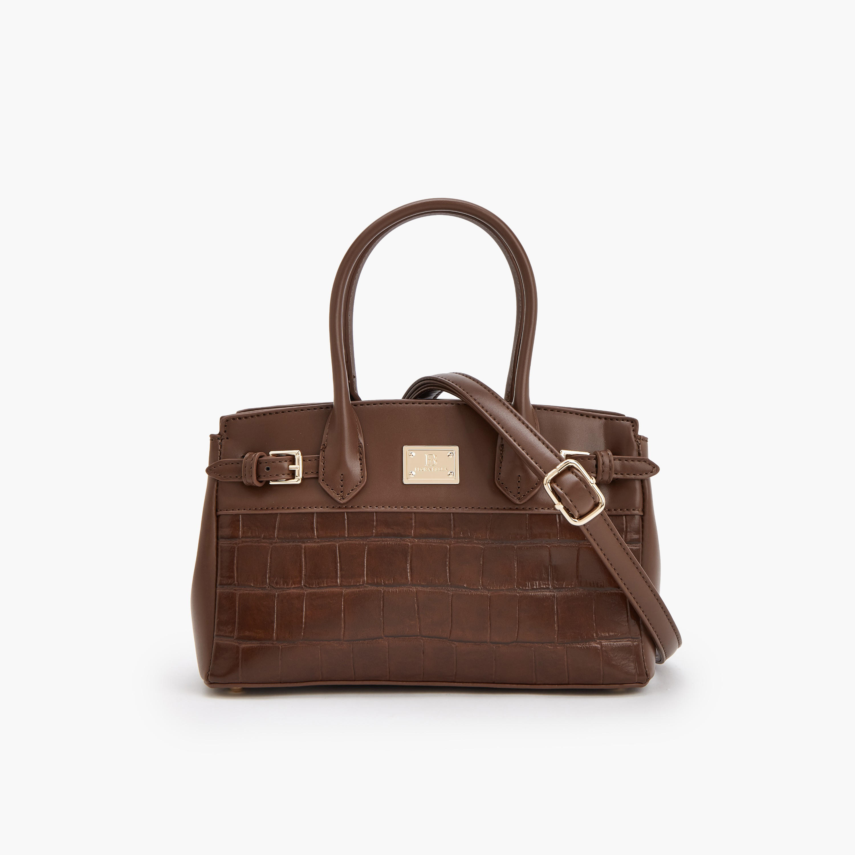 Flora Bella Textured Crossbody Bag with Detachable Strap-women-bagsandwallets-handbags-image-1