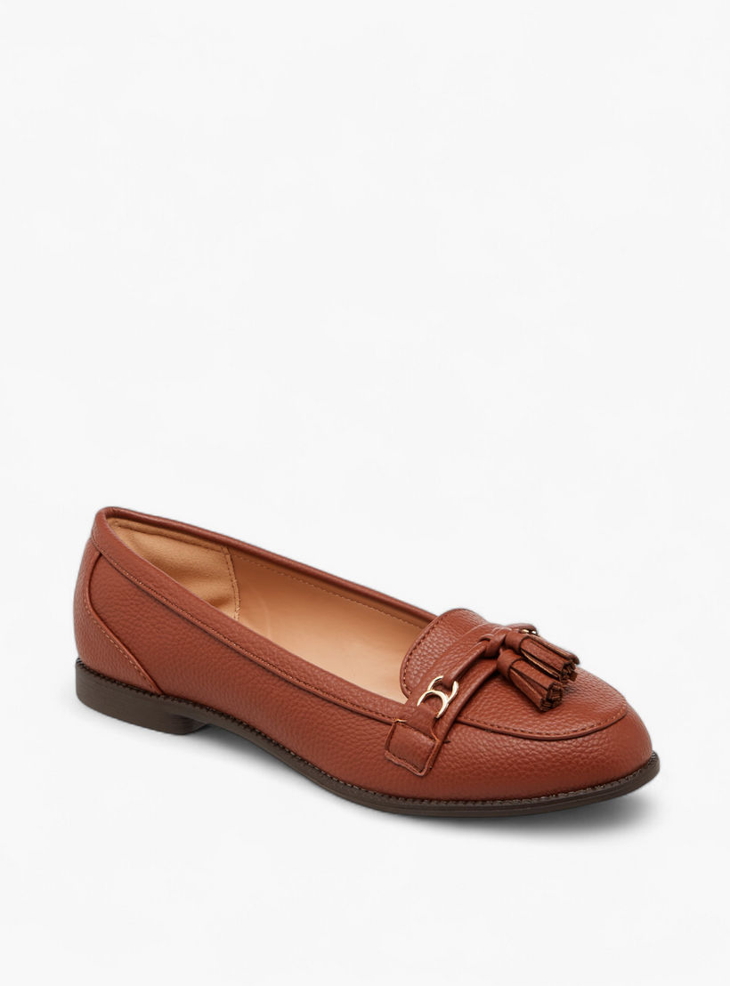 حذاء لوفر سهل الارتداء بشرابة من بابريكا-women-shoes-loafersandmoccasins-image-2