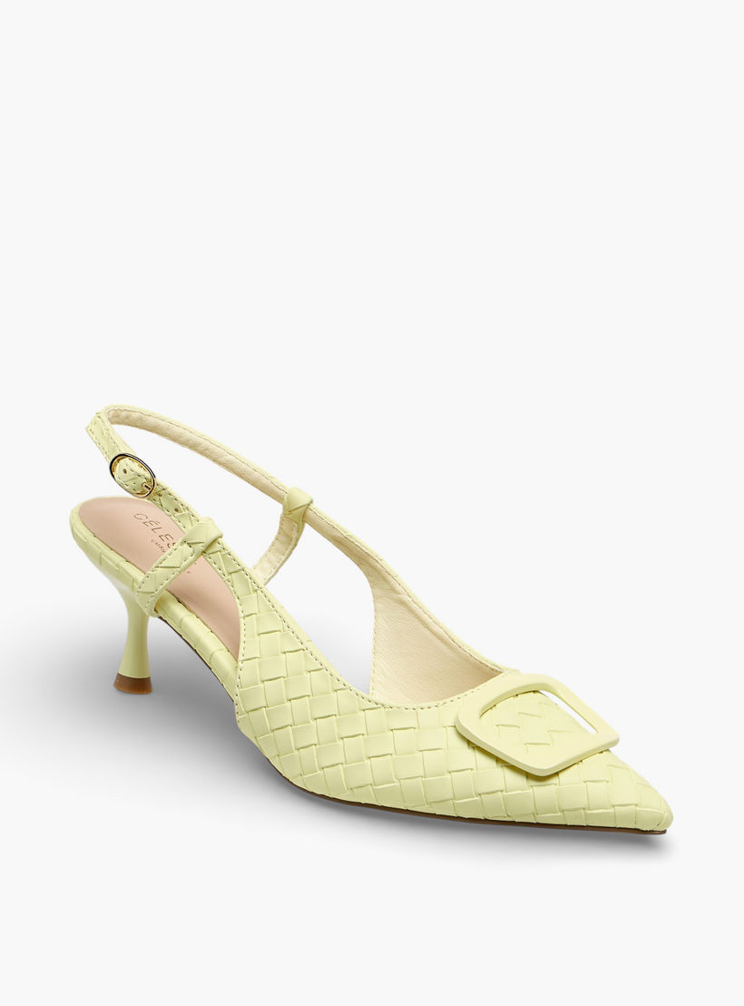 Celeste Women Buckle Closure Kitten Heel Shoes-women-shoes-sandals-heeled-image-2