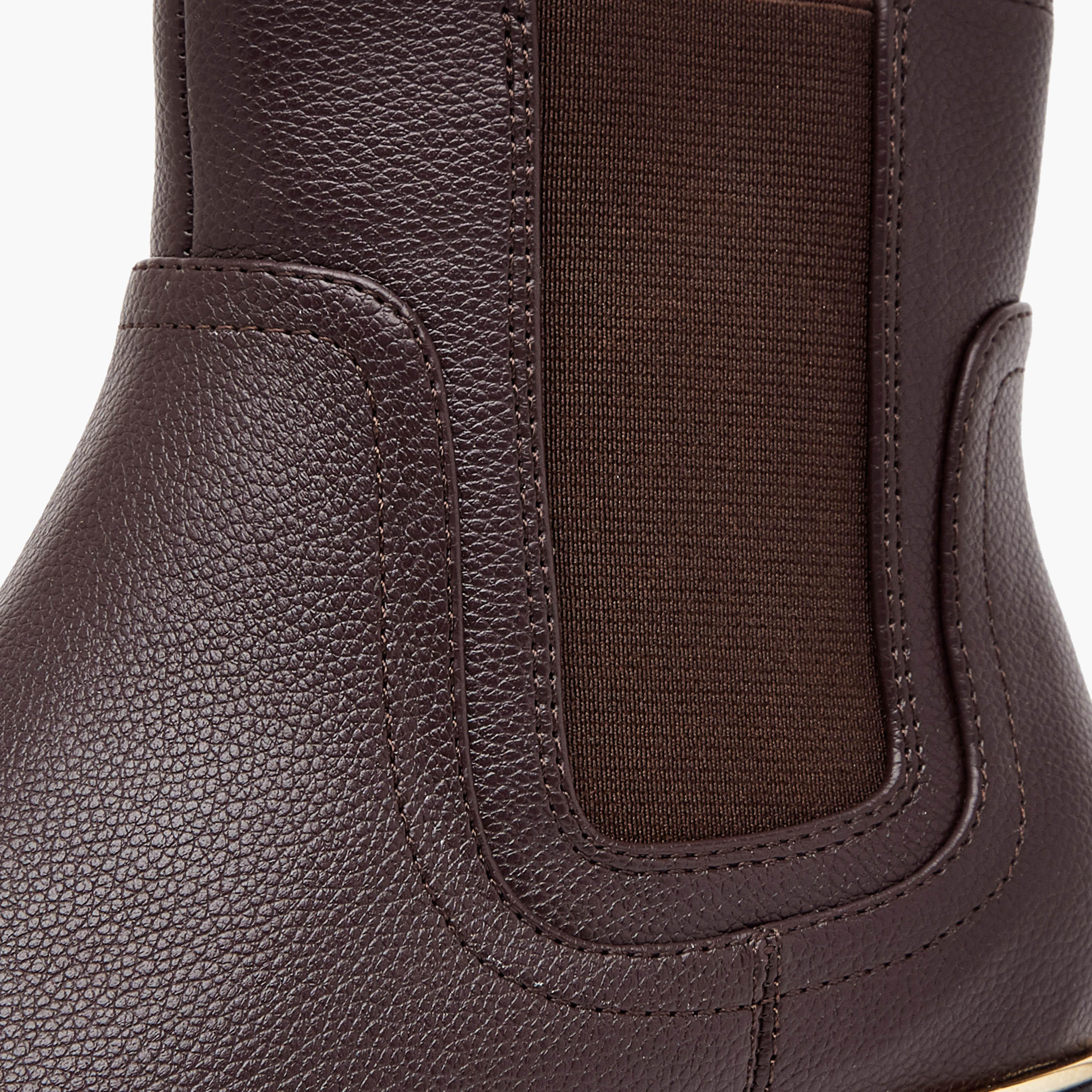 بوت تشيلسي سادة بطول الكاحل وكعب سميك من فلورا بيلا-women-shoes-boots-image-4