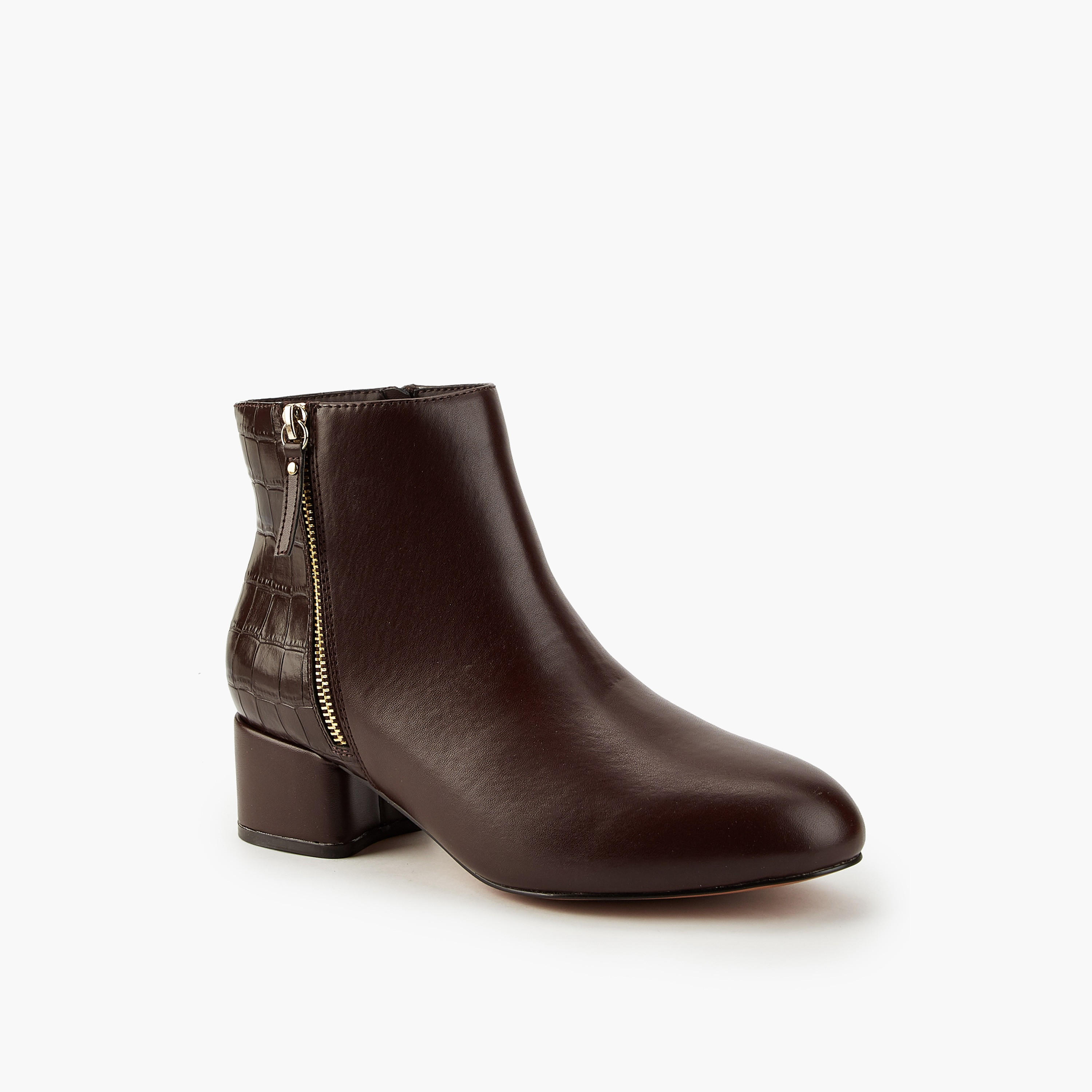 Flora Bella Women Zip Closure Ankle Boots-women-shoes-boots-image-3