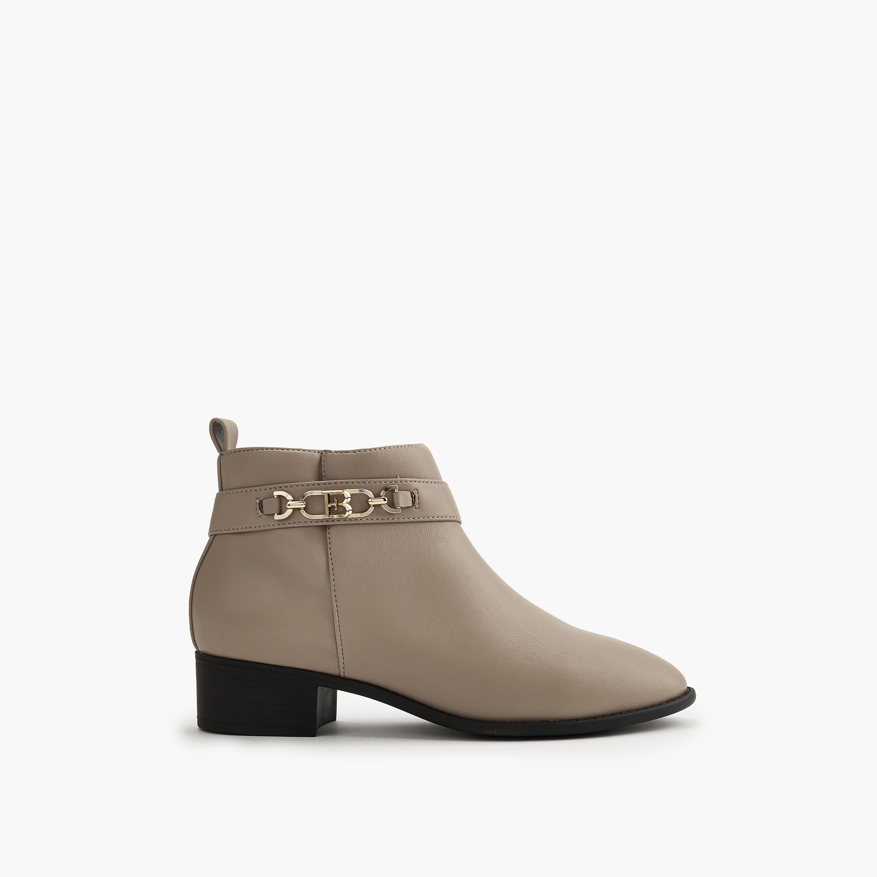 بوت كاحل بسحاب إغلاق وزينة سلسلة من فلورا بيلا-women-shoes-boots-image-2