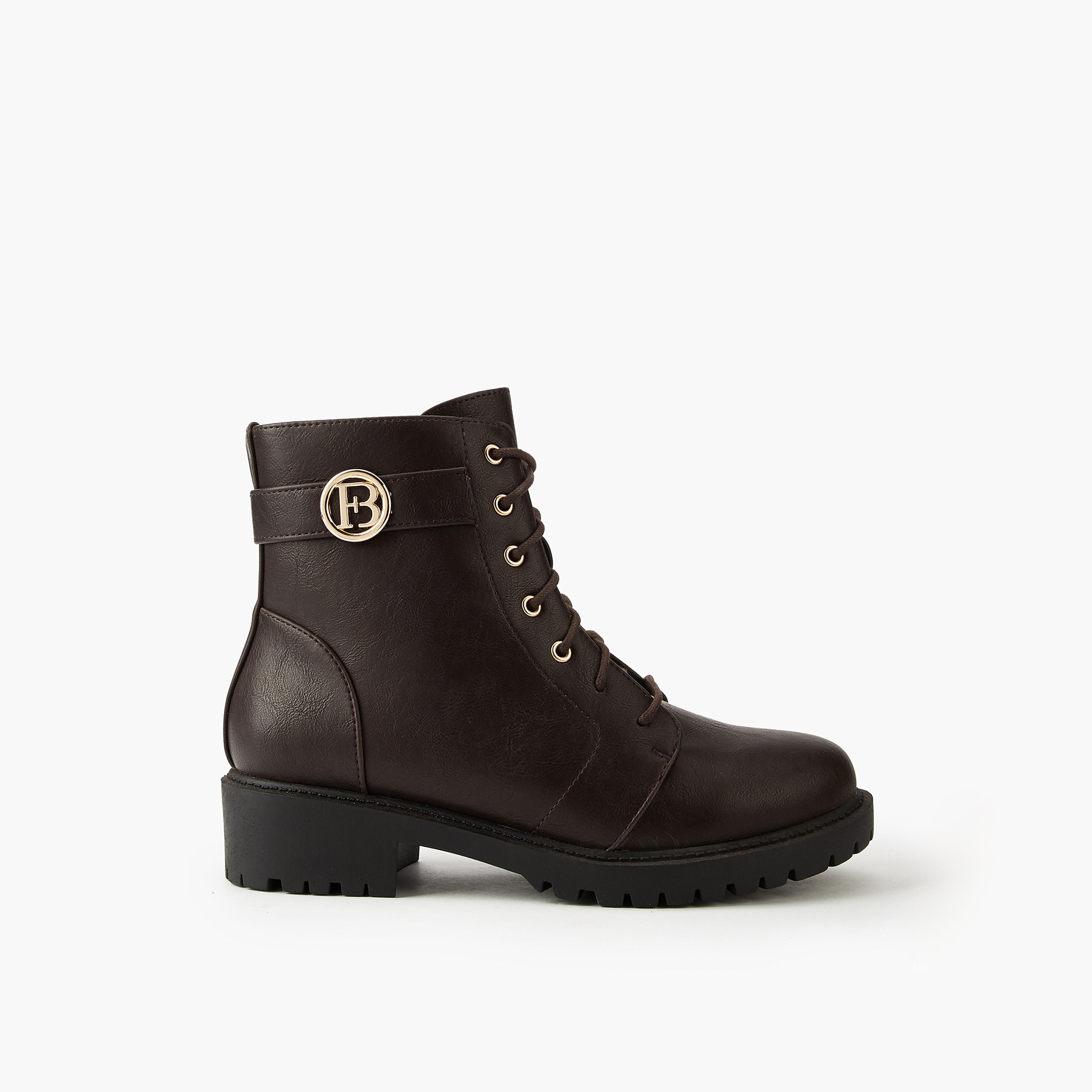 Flora Bella Solid Ankle Boots with Zip Closure-women-shoes-boots-image-2
