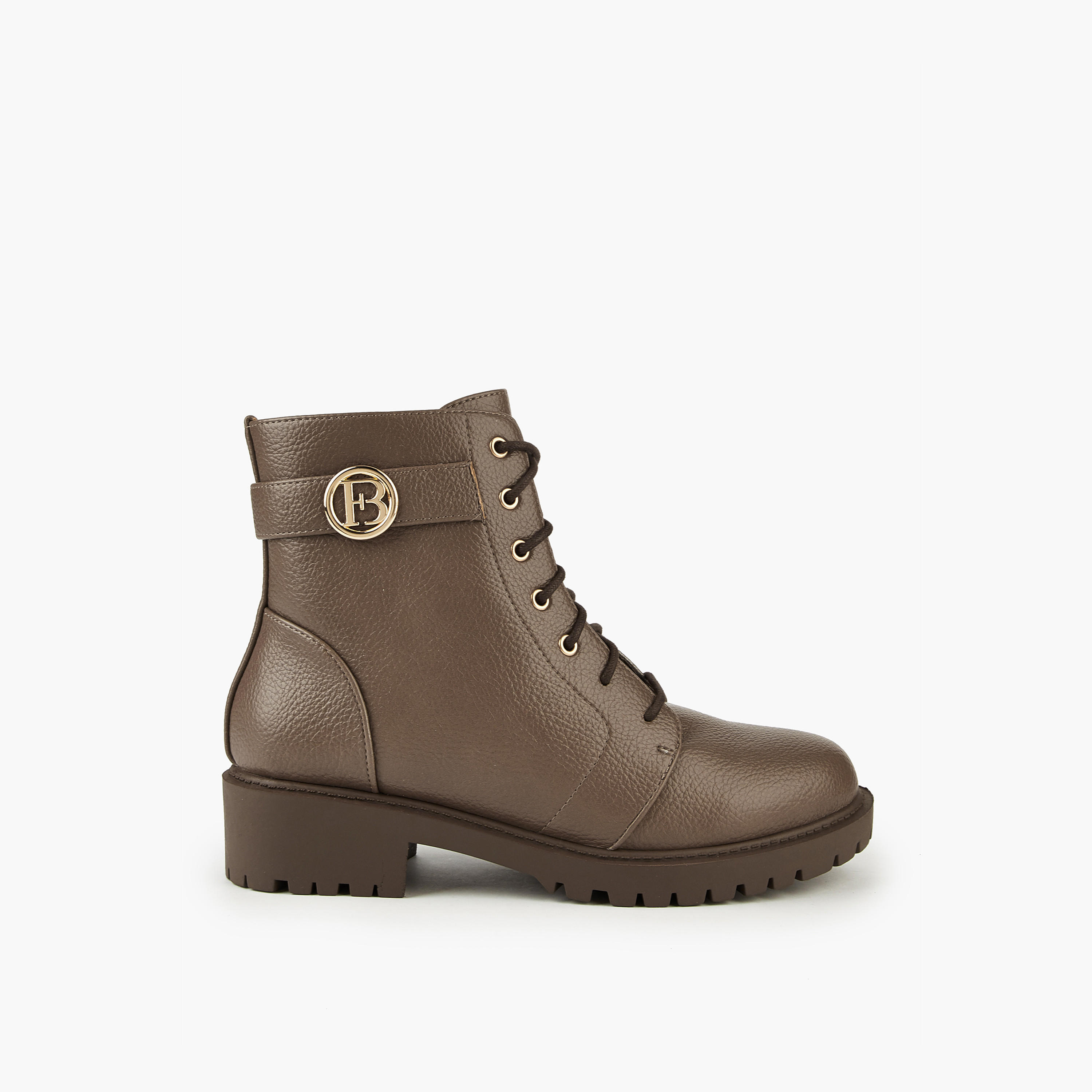 Flora Bella Solid Ankle Boots with Zip Closure-women-shoes-boots-image-2