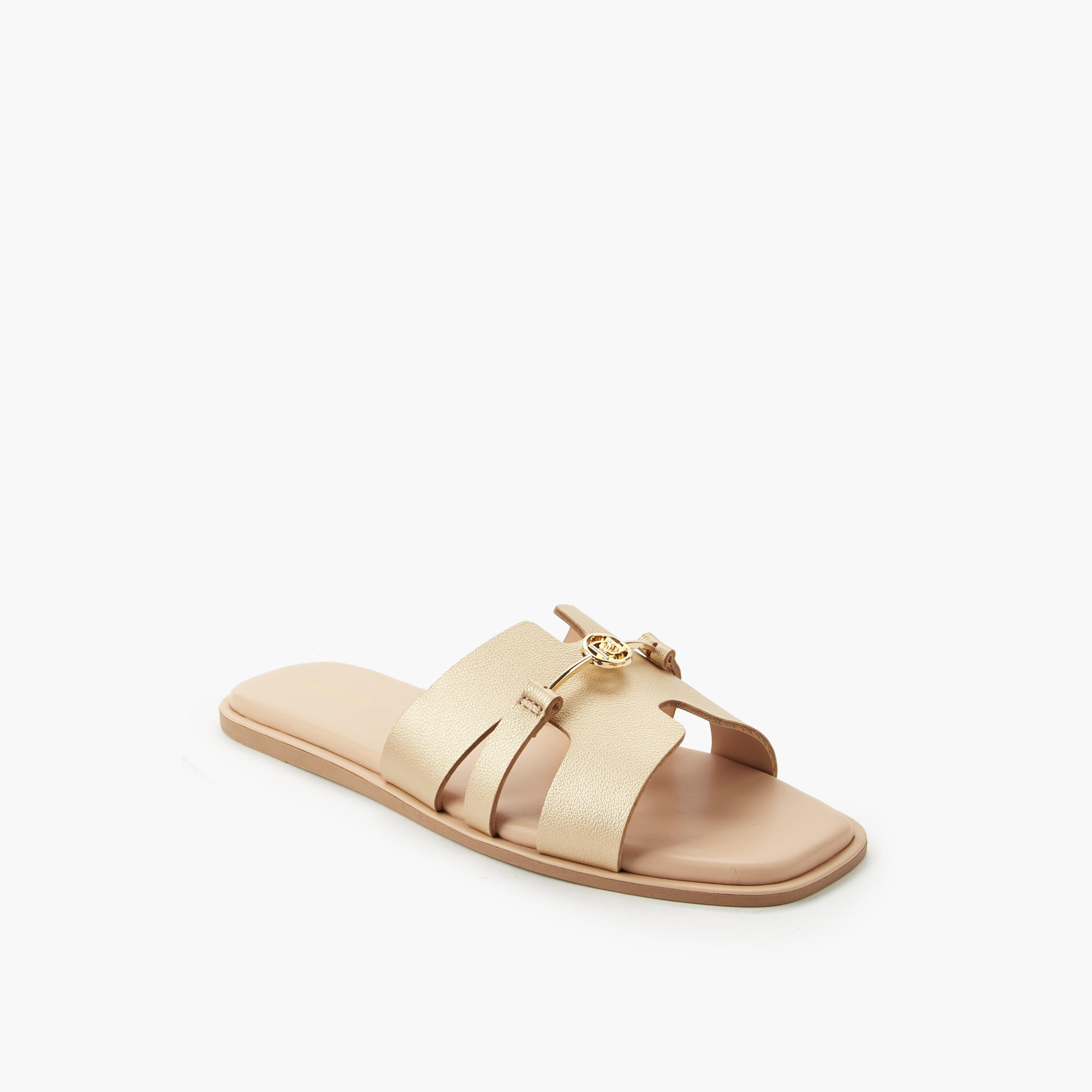 شبشب بزينة ميتاليك للنساء من بابريكا-women-shoes-flats-sandals-image-2