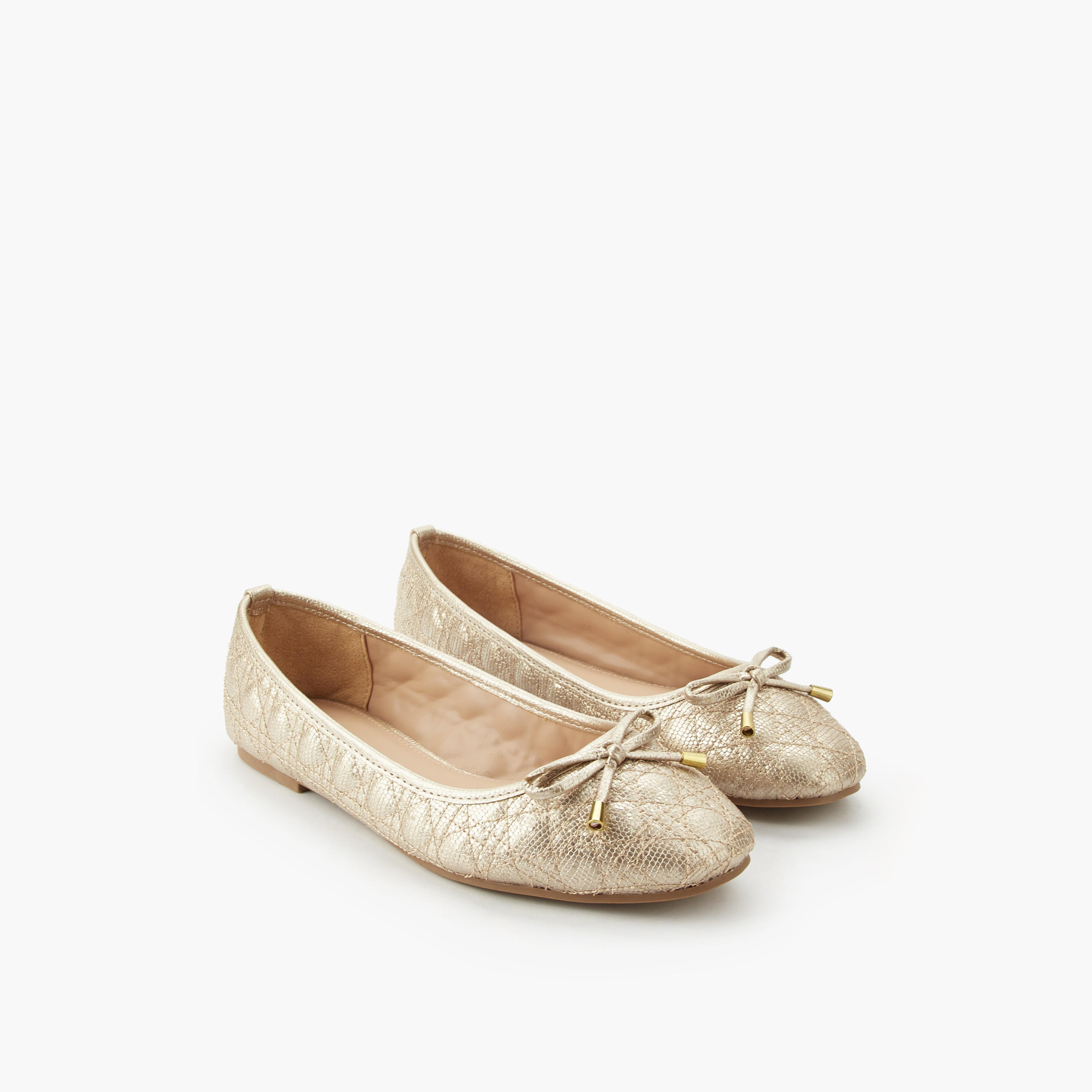 Paprika Women Quilted Ballerina Shoes-women-shoes-ballerinas-image-1