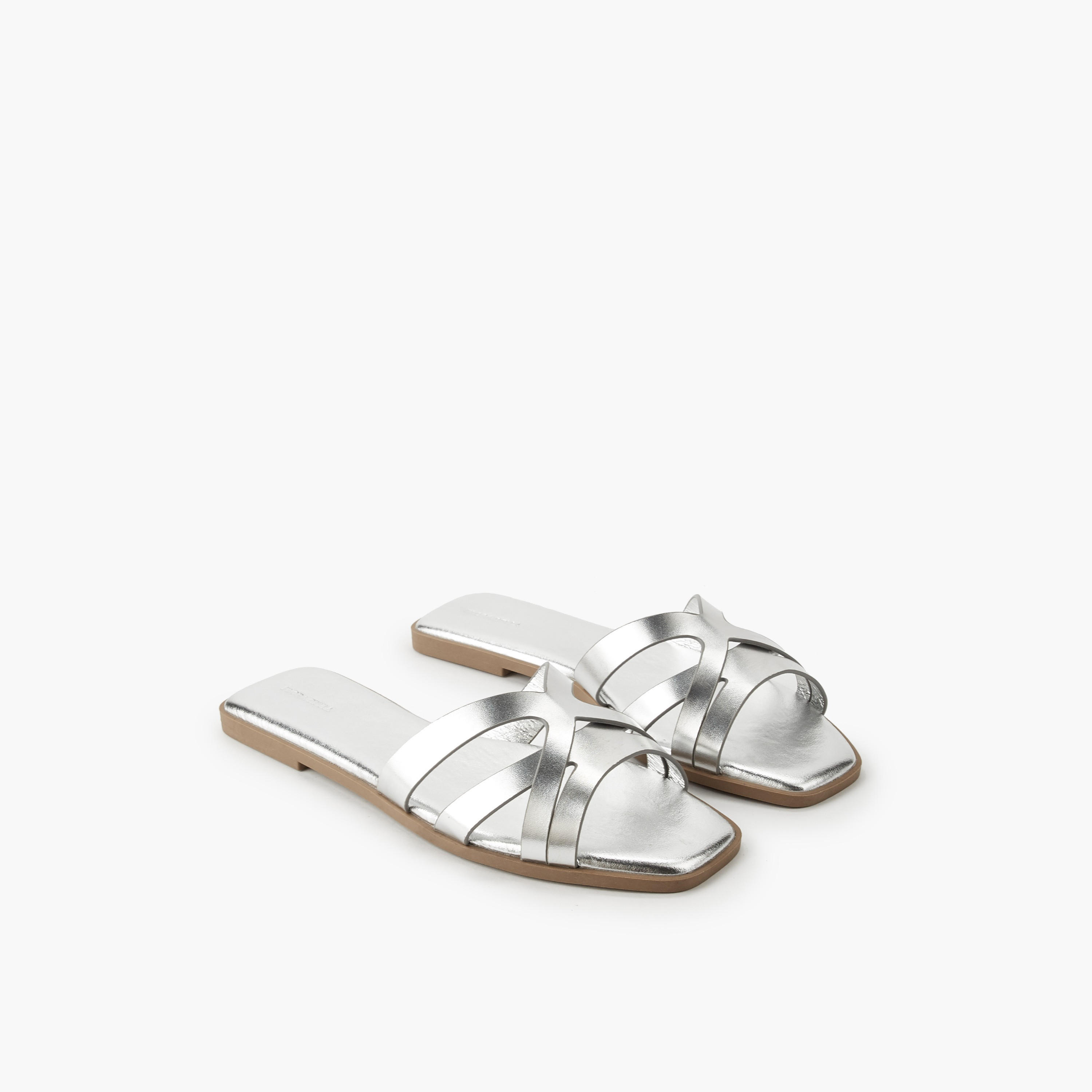 Flora Bella Women Cross Strap Slide Sandals-women-shoes-flats-sandals-image-1