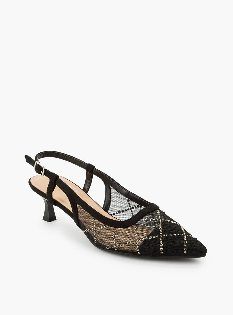 حذاء بكعب صغير مزين بمقدمة مدببة للنساء من سيليست-women-shoes-sandals-heeled-image-2