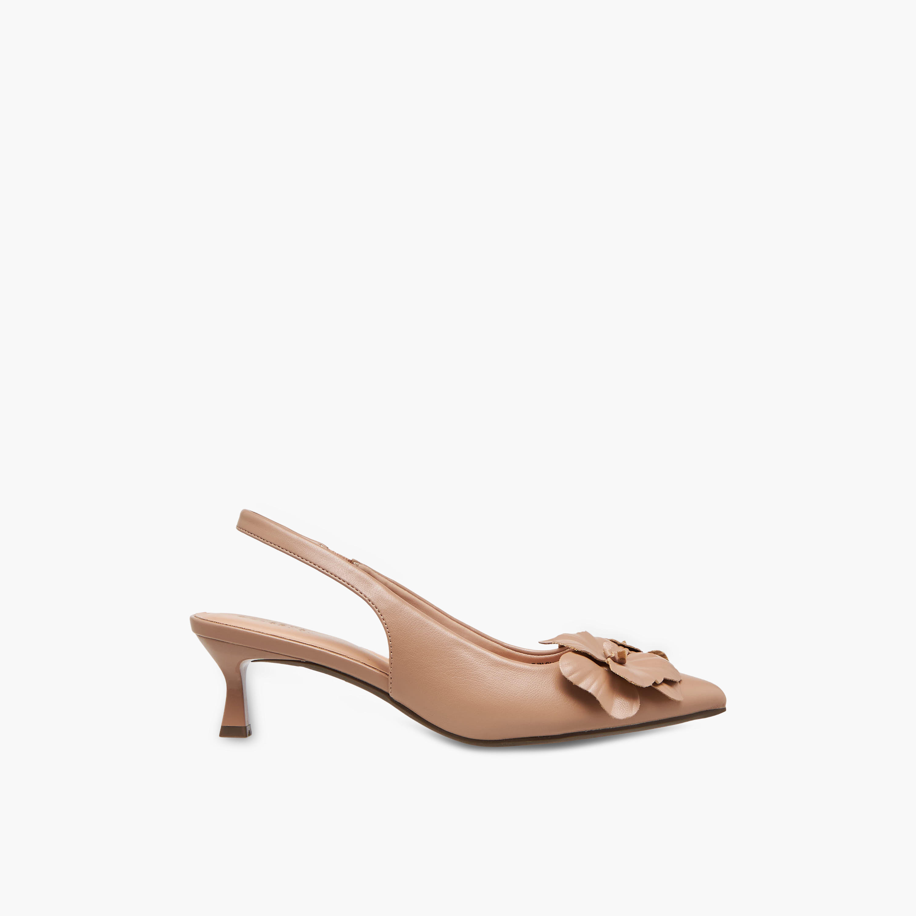 حذاء بحزام خلفي وزينة زهور وكعب صغير للنساء من سيليست-women-shoes-sandals-heeled-image-3