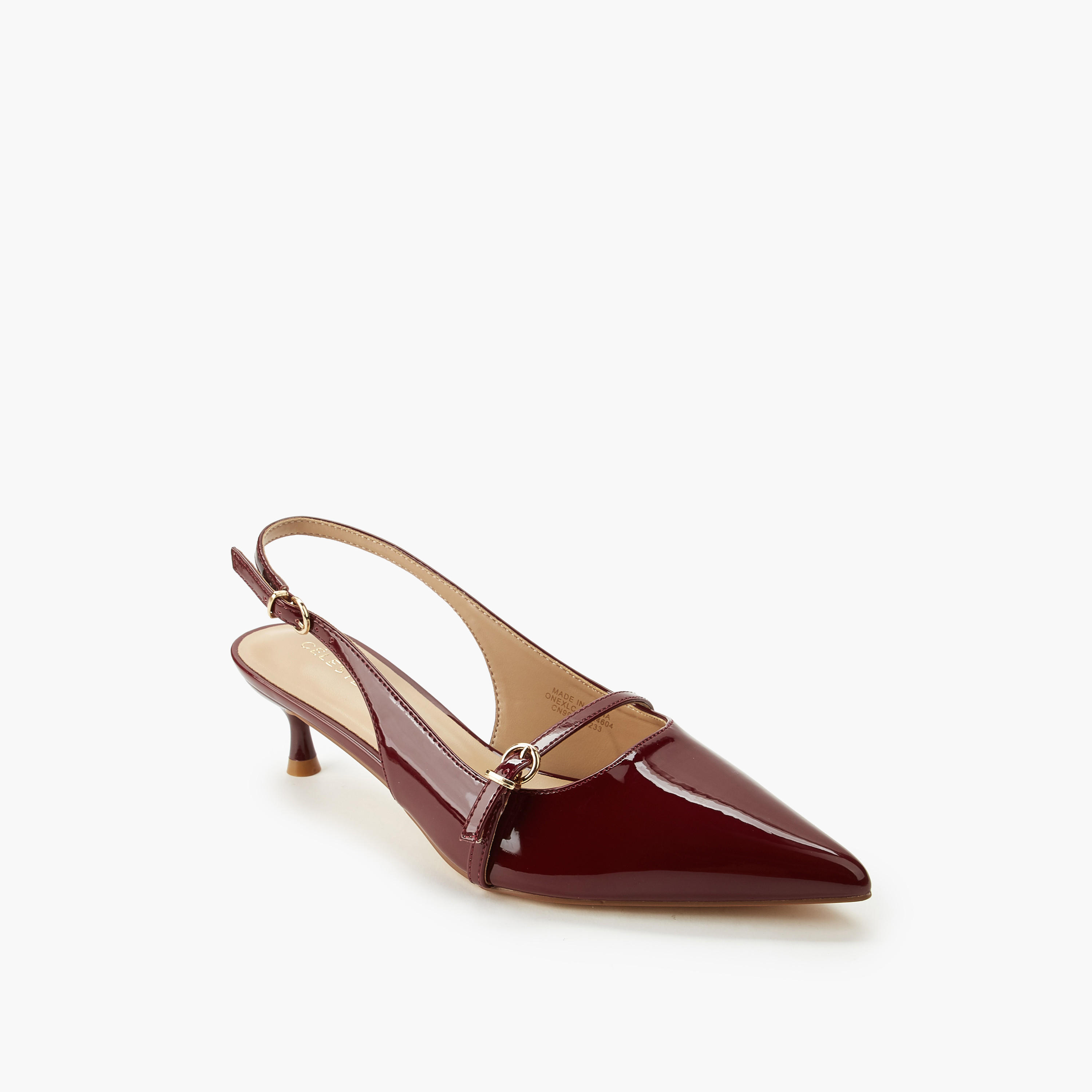 حذاء بمقدمة مدببة وكعب صغير للنساء من سيليست-women-shoes-sandals-heeled-image-2