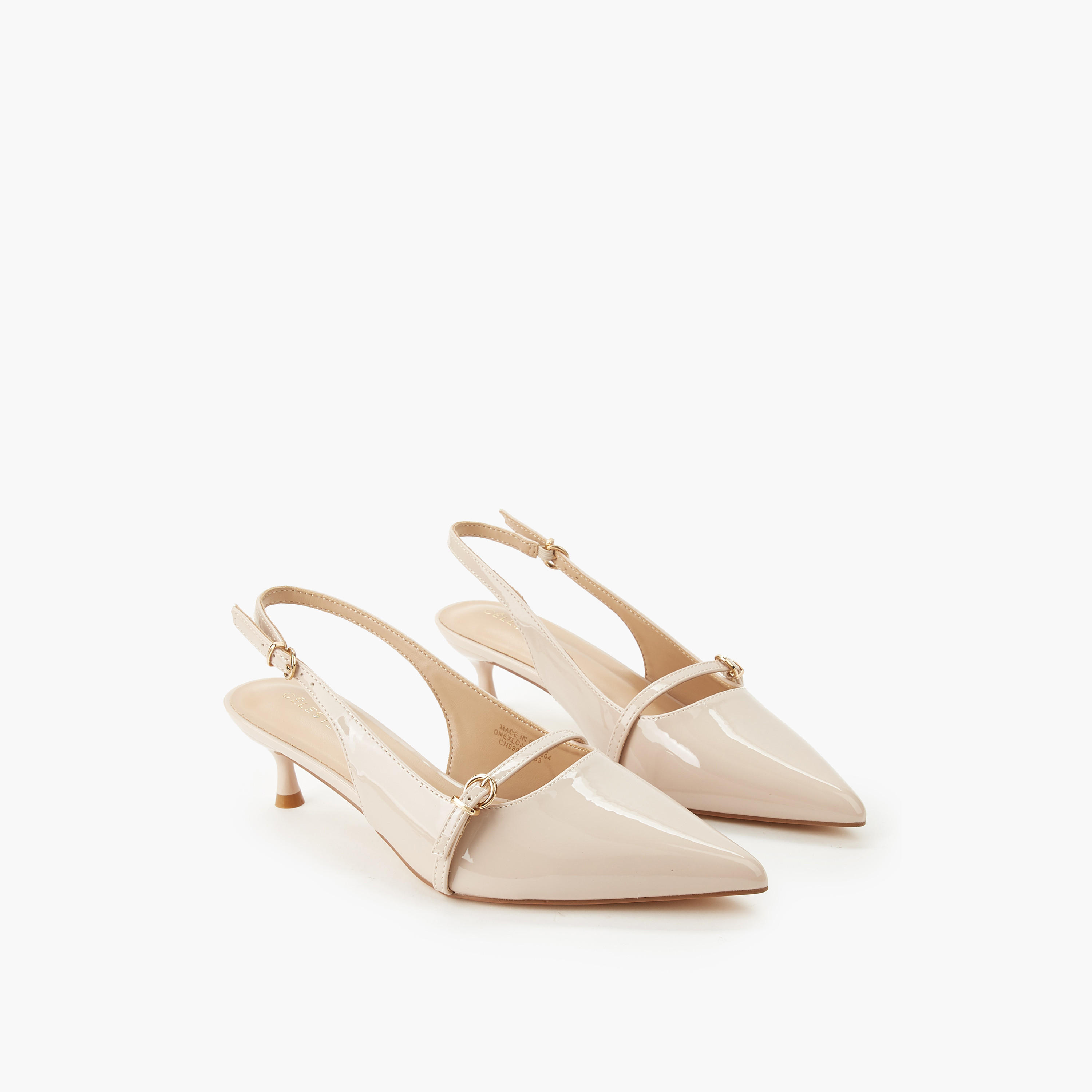 حذاء بمقدمة مدببة وكعب صغير للنساء من سيليست-women-shoes-sandals-heeled-image-1