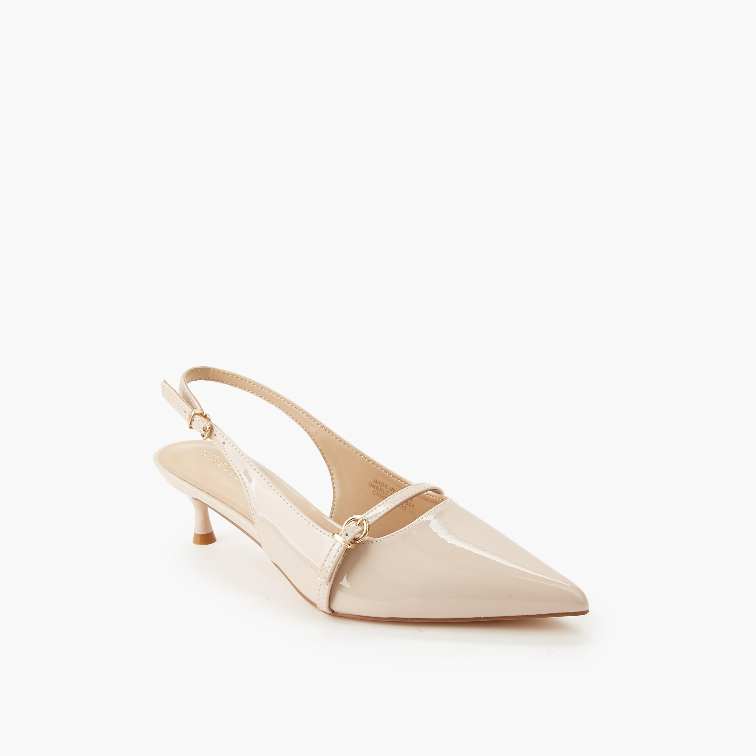 حذاء بمقدمة مدببة وكعب صغير للنساء من سيليست-women-shoes-sandals-heeled-image-2
