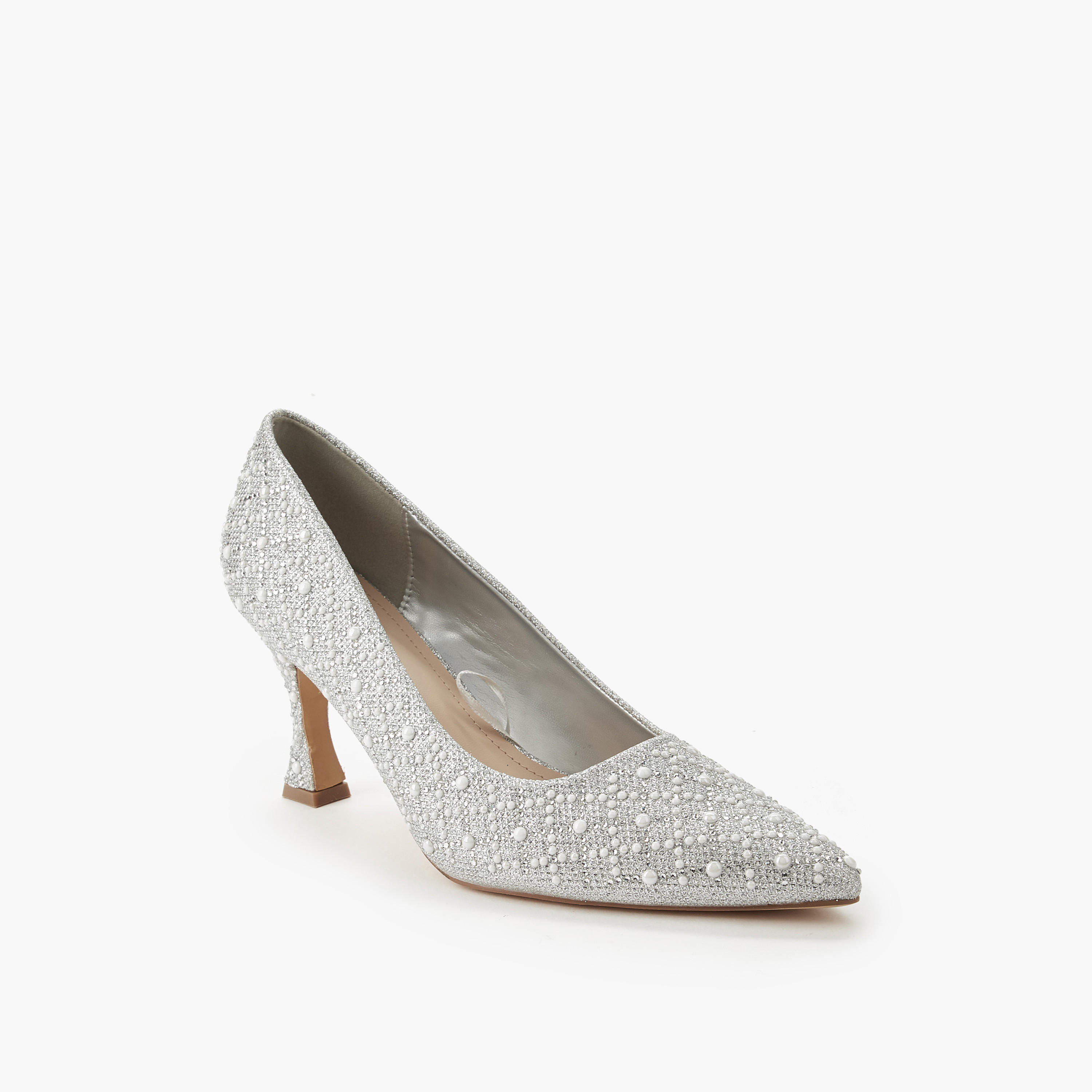 حذاء بومب بكعب مدبب وزينة للنساء من سيليست-women-shoes-sandals-heeled-image-2
