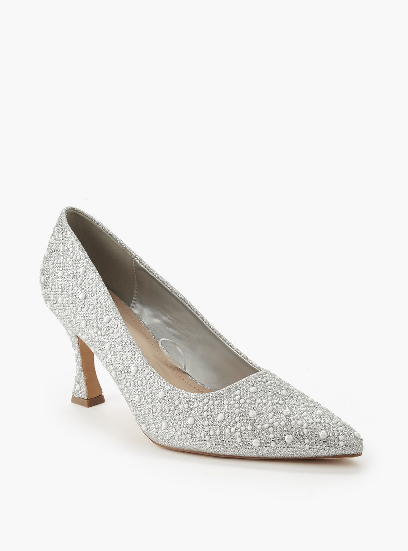 حذاء بومب بكعب مدبب وزينة للنساء من سيليست-women-shoes-sandals-heeled-image-2