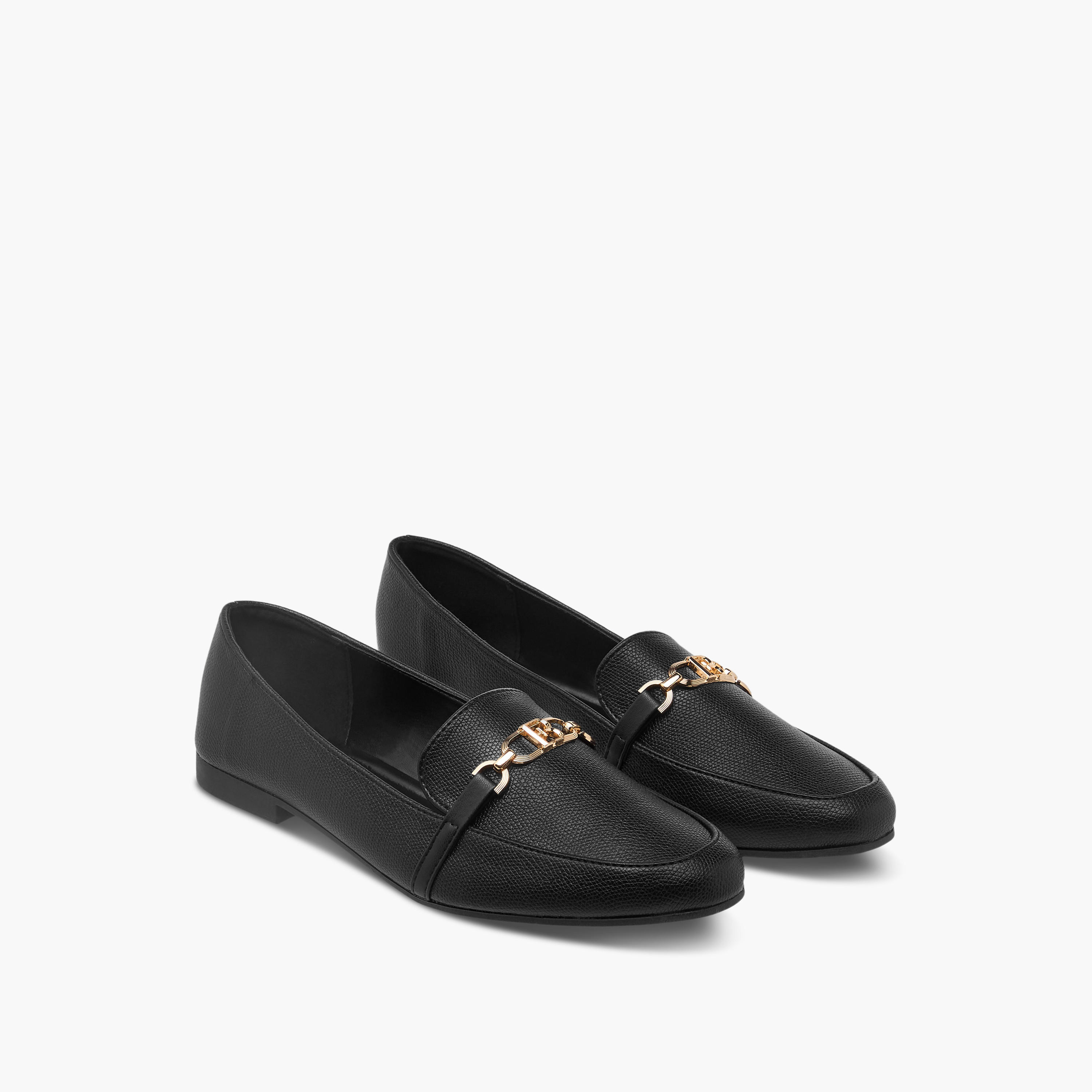 Flora Bella Women Metallic Detail Loafers-women-shoes-flats-loafers-image-1