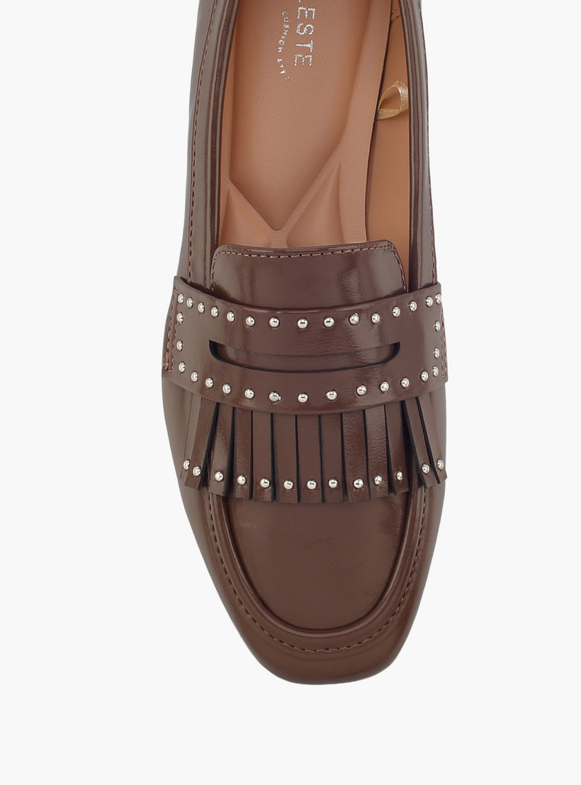 Celeste Women Embellished Slip-On Loafers-women-shoes-flats-loafers-image-4