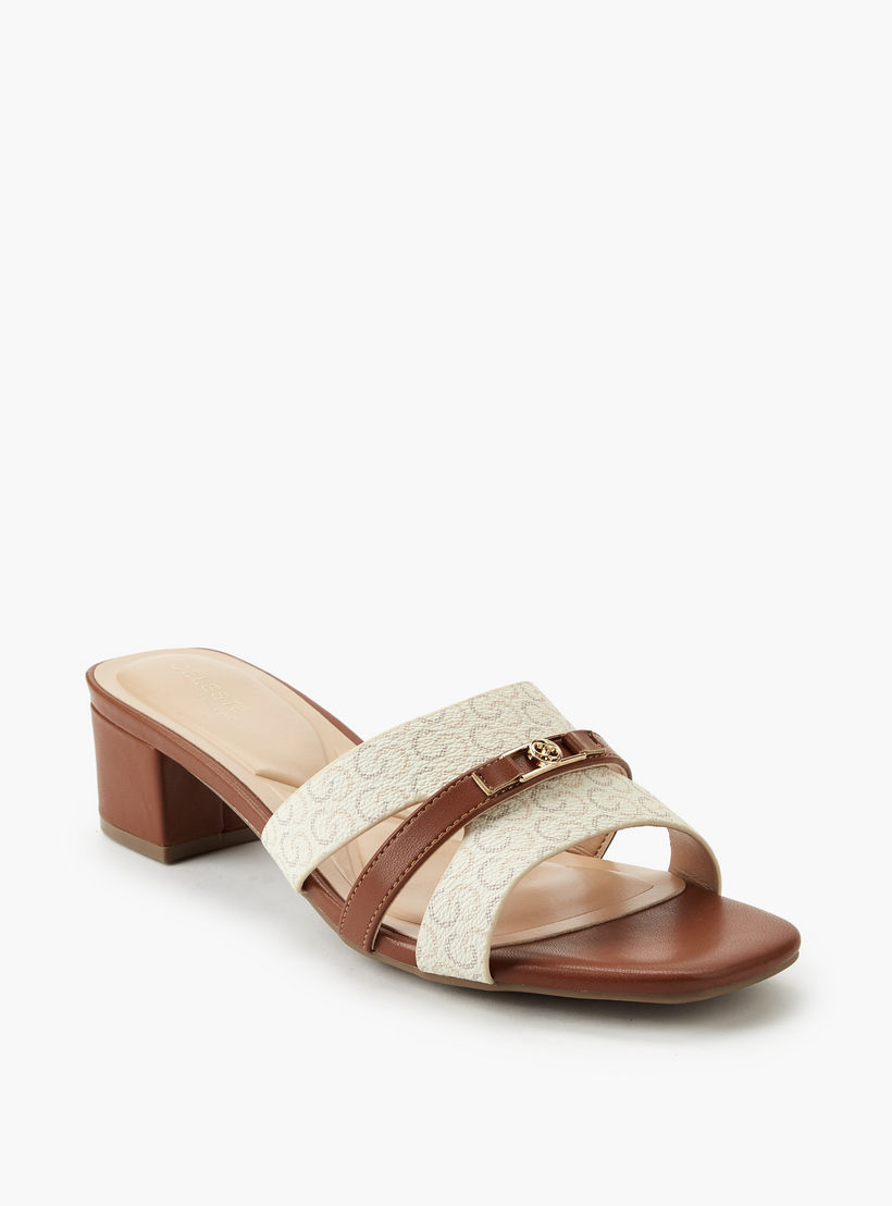 Celeste Women Monogram Print Block Heel Sandals-women-shoes-sandals-heeled-image-2