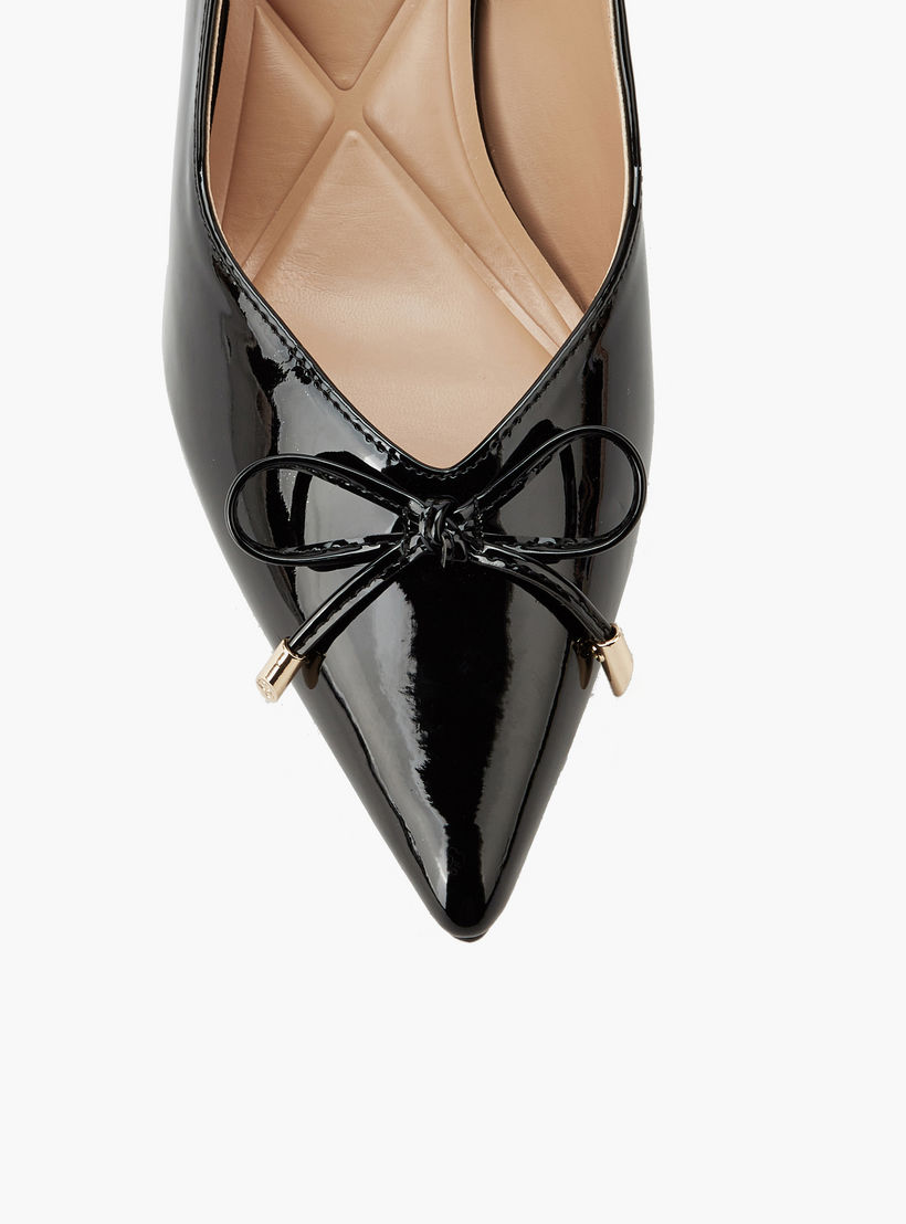Celeste Women Bow Detail Kitten Heel Shoes-women-shoes-heels-image-5