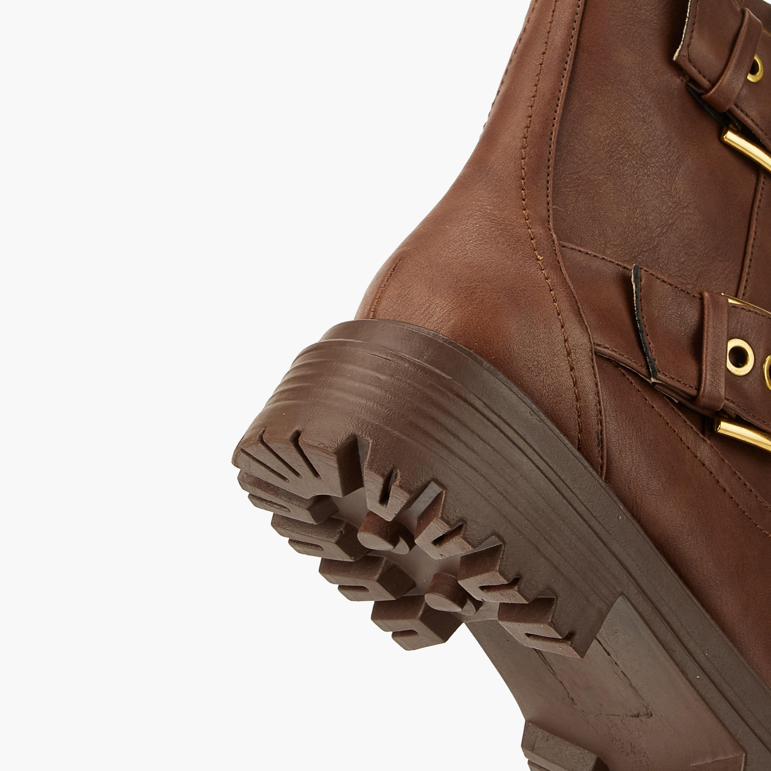 Flora Bella Women's Buckle Accent Ankle Boots-women-shoes-boots-image-6