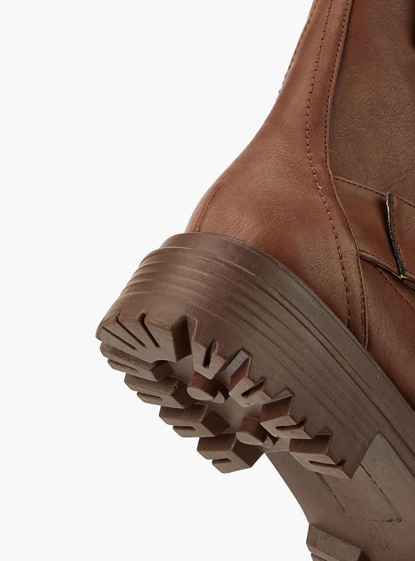 Flora Bella Women's Buckle Accent Ankle Boots-women-shoes-boots-image-6