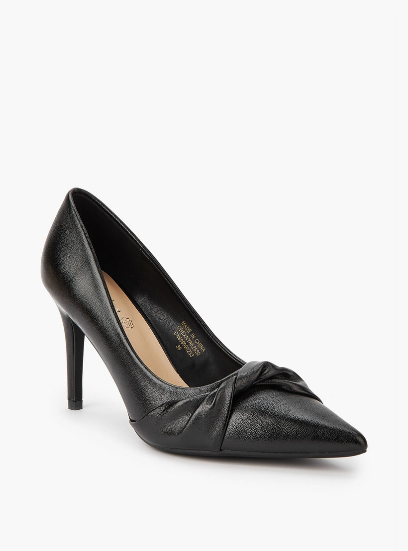 حذاء كلاسيكي سهل الارتداء بكعب ستيليتو وزينة عقدة من بابريكا-women-shoes-heels-image-1