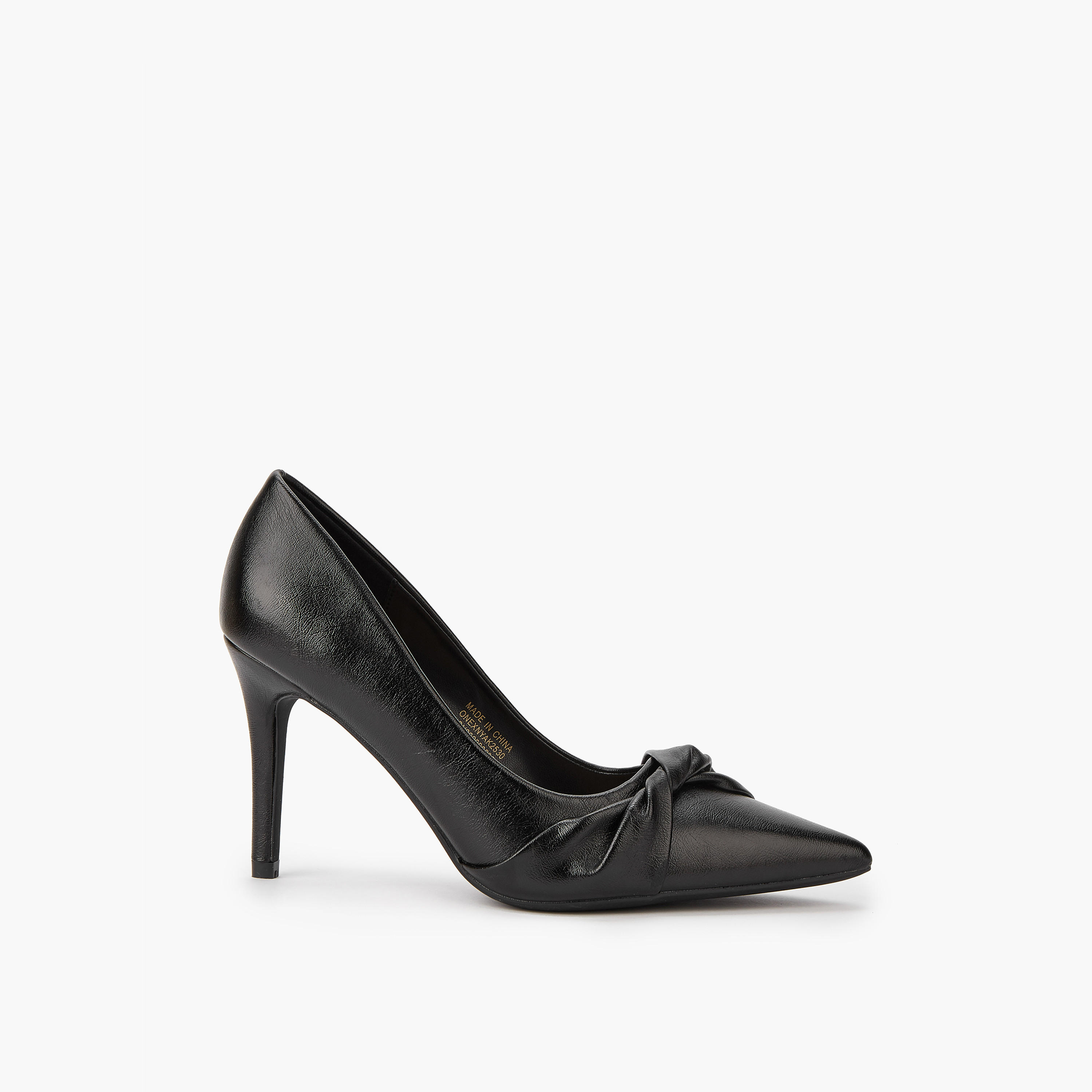 حذاء كلاسيكي سهل الارتداء بكعب ستيليتو وزينة عقدة من بابريكا-women-shoes-heels-image-2