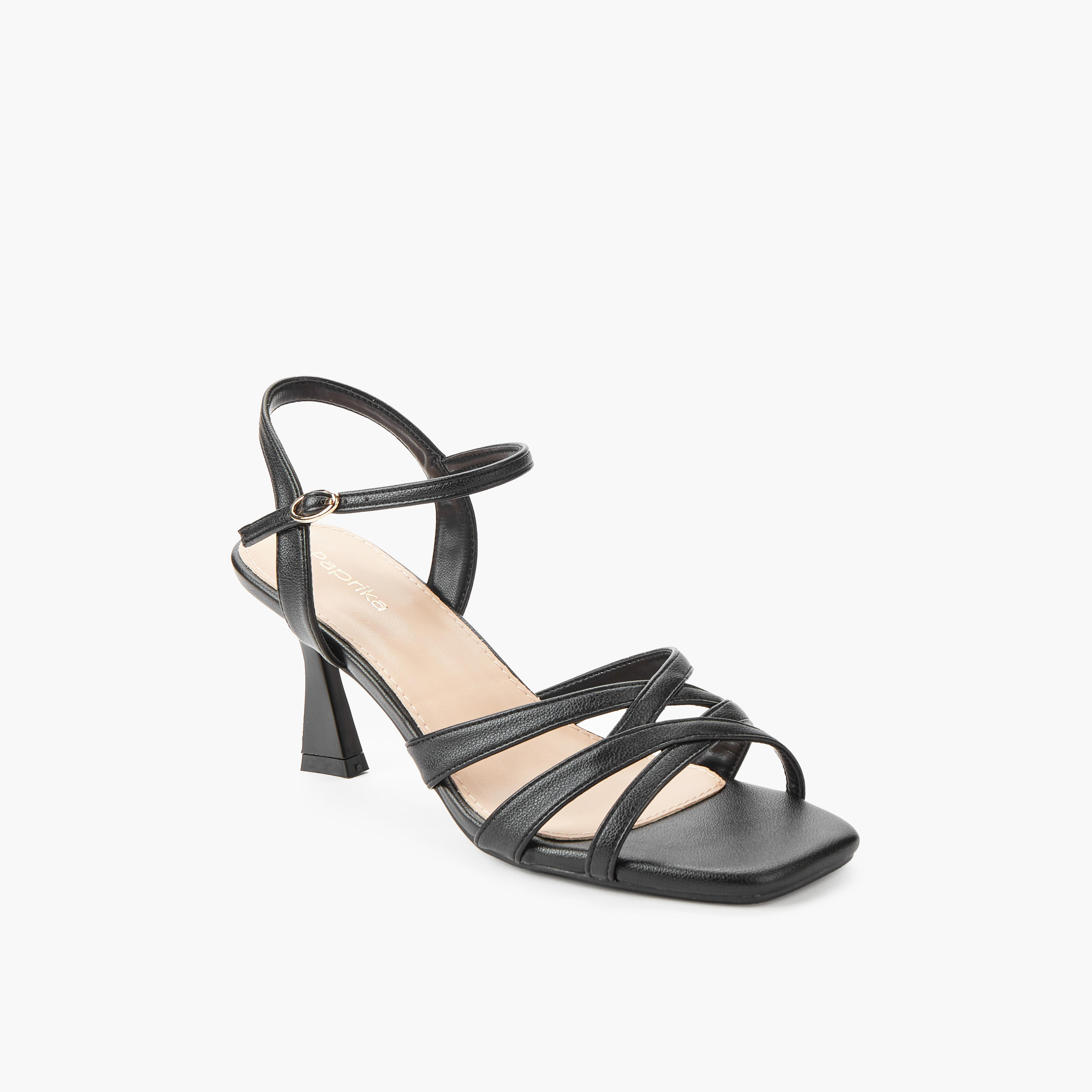Paprika Women Flared Heel Strap Sandals-women-shoes-sandals-heeled-image-2