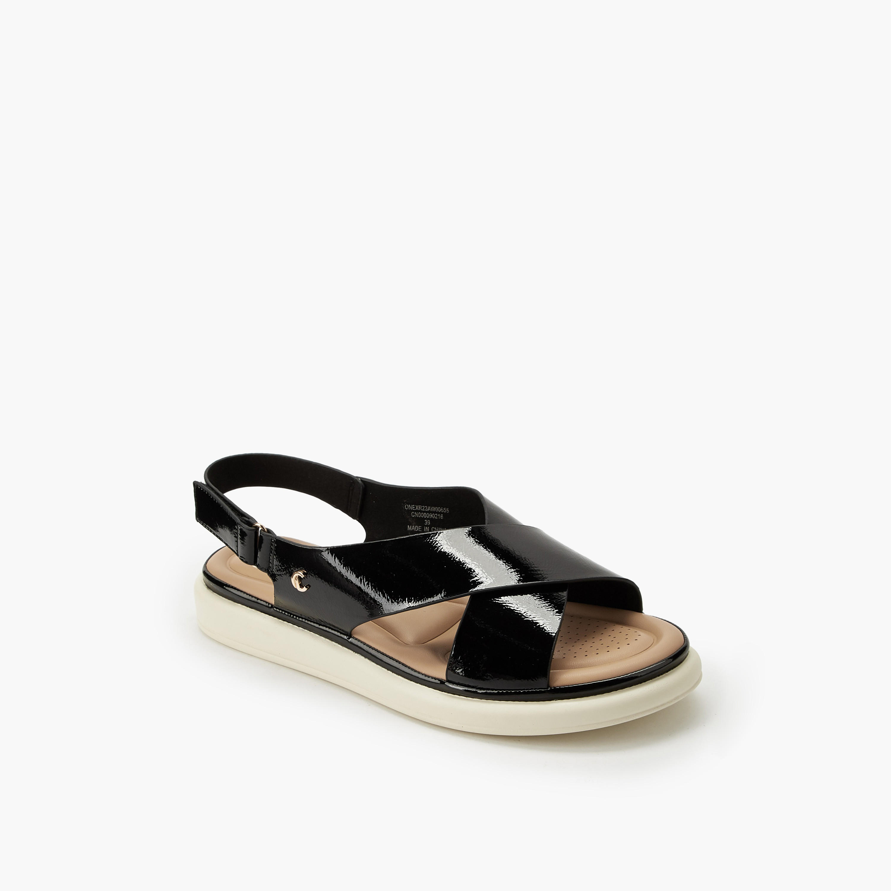 صندل بشريط إغلاق للنساء من لو كونفورت-women-shoes-sandals-flats-image-2