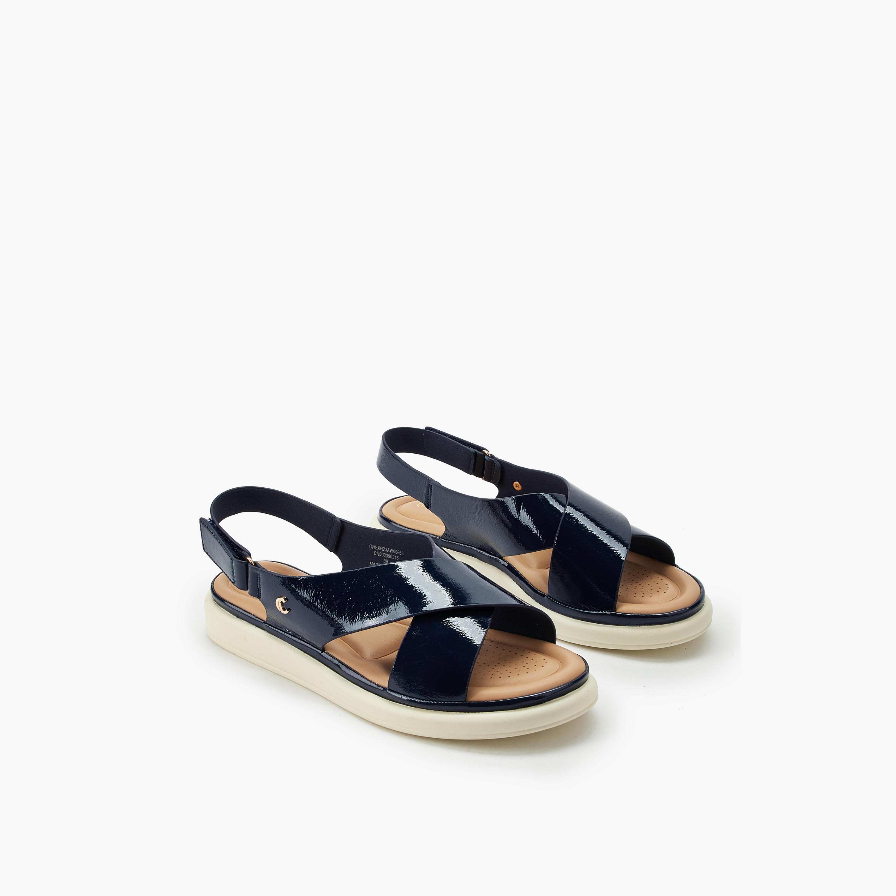 Le Confort Women Hook & Loop Sandals-women-shoes-sandals-flats-image-1