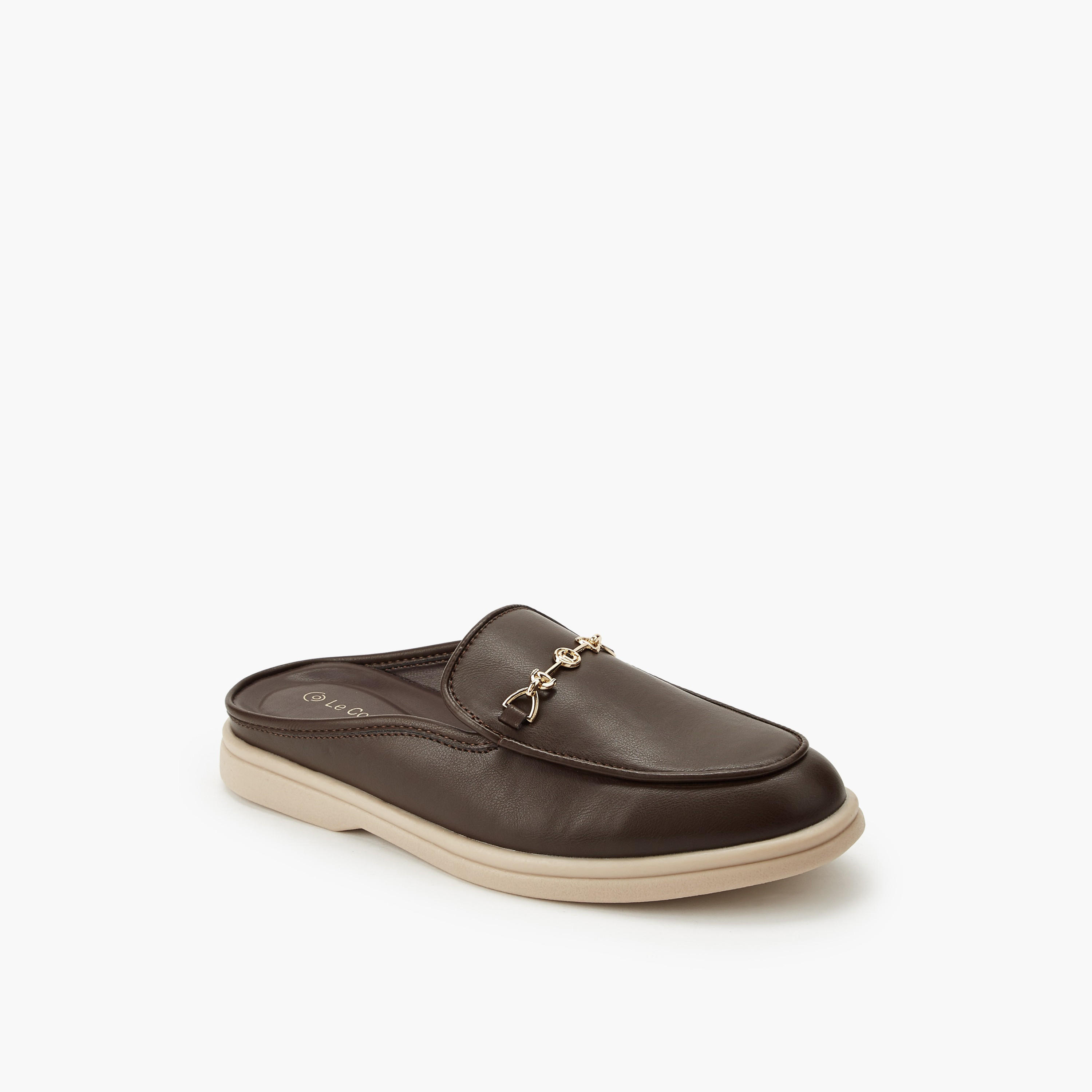 حذاء ميول سهل الارتداء للنساء من لو كونفورت-women-shoes-flats-mules-image-2