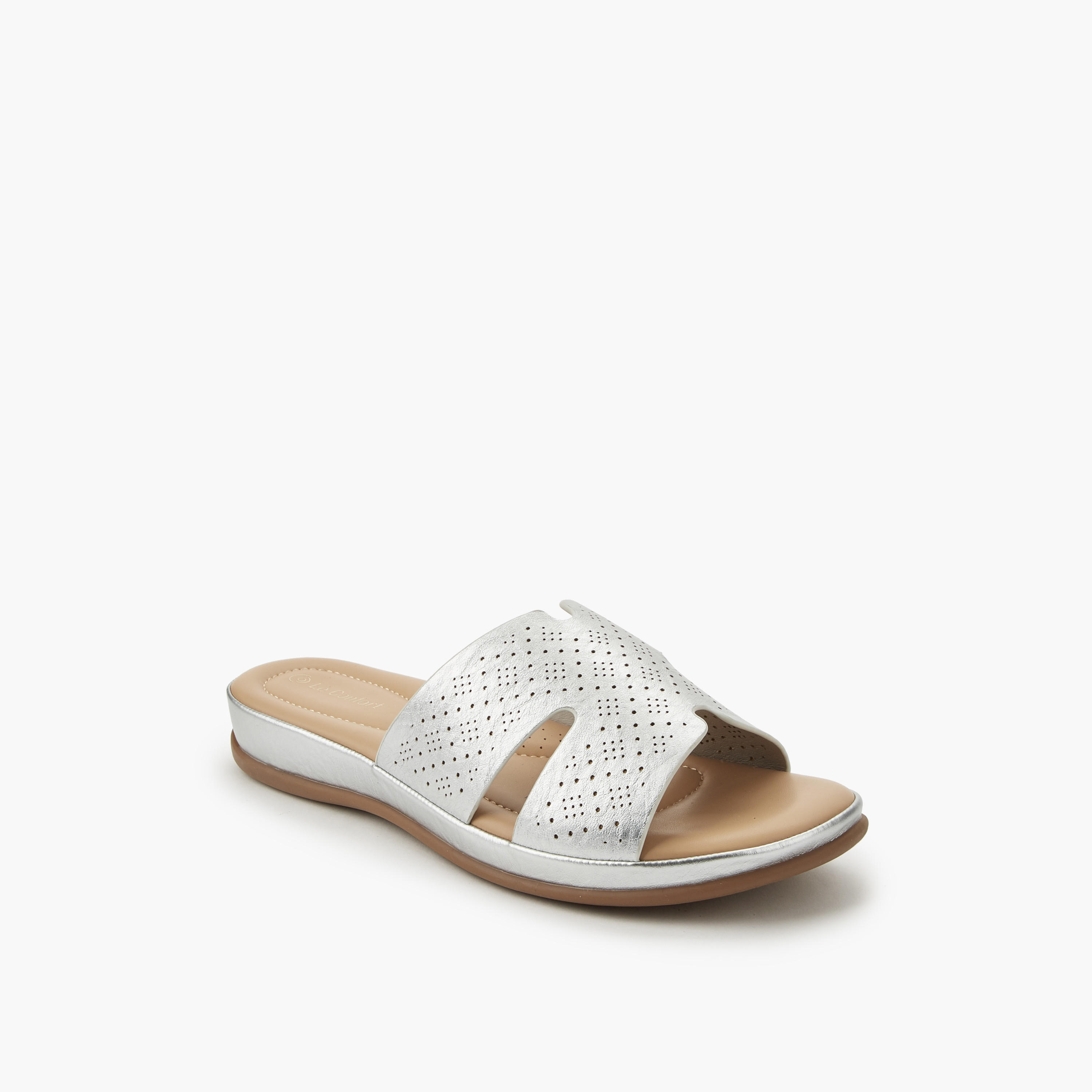 صندل سهل الارتداء مثقّب للنساء من لو كونفورت-women-shoes-flats-sandals-image-2