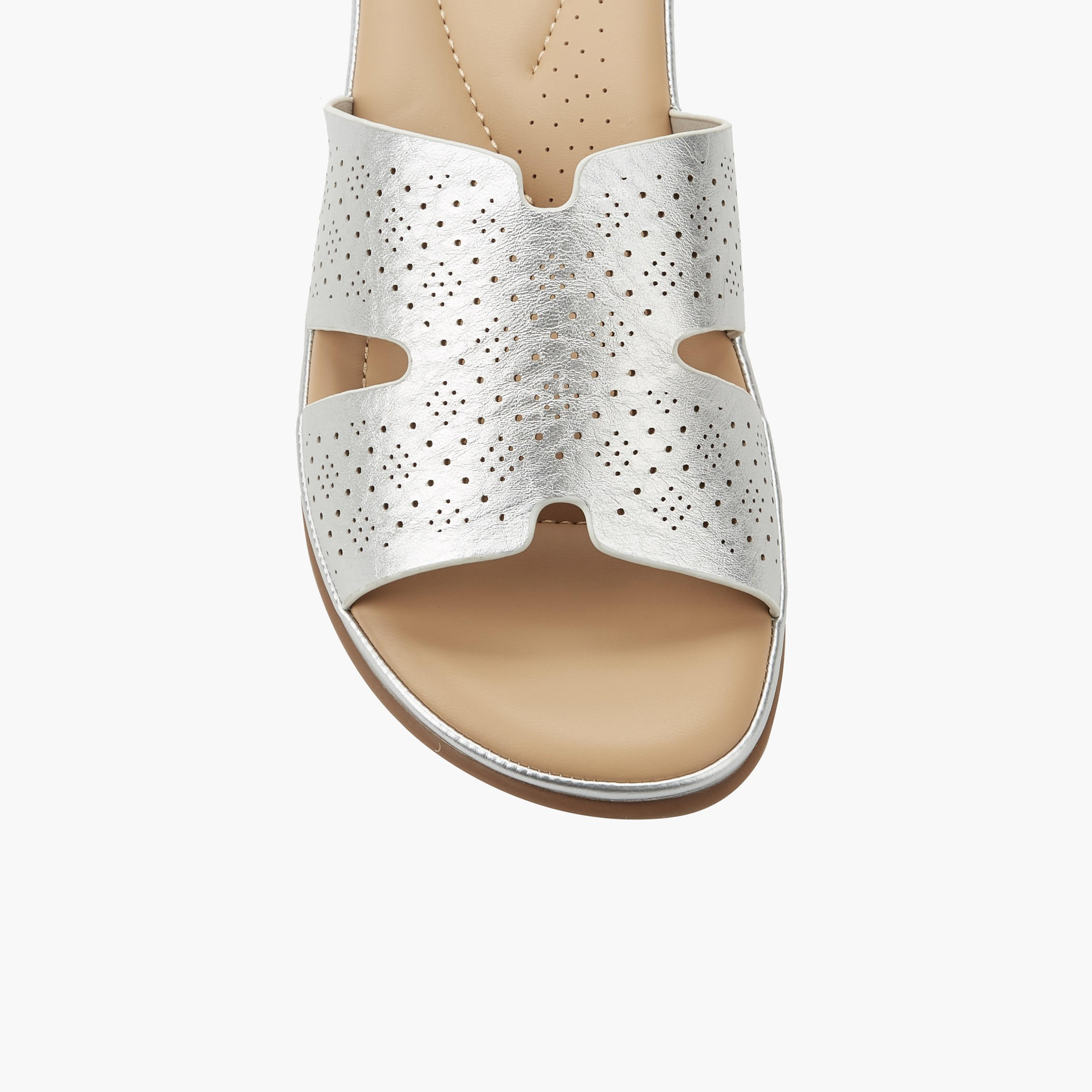 صندل سهل الارتداء مثقّب للنساء من لو كونفورت-women-shoes-flats-sandals-image-4