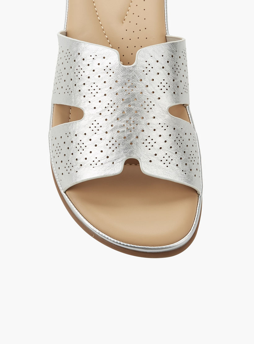 صندل سهل الارتداء مثقّب للنساء من لو كونفورت-women-shoes-flats-sandals-image-4