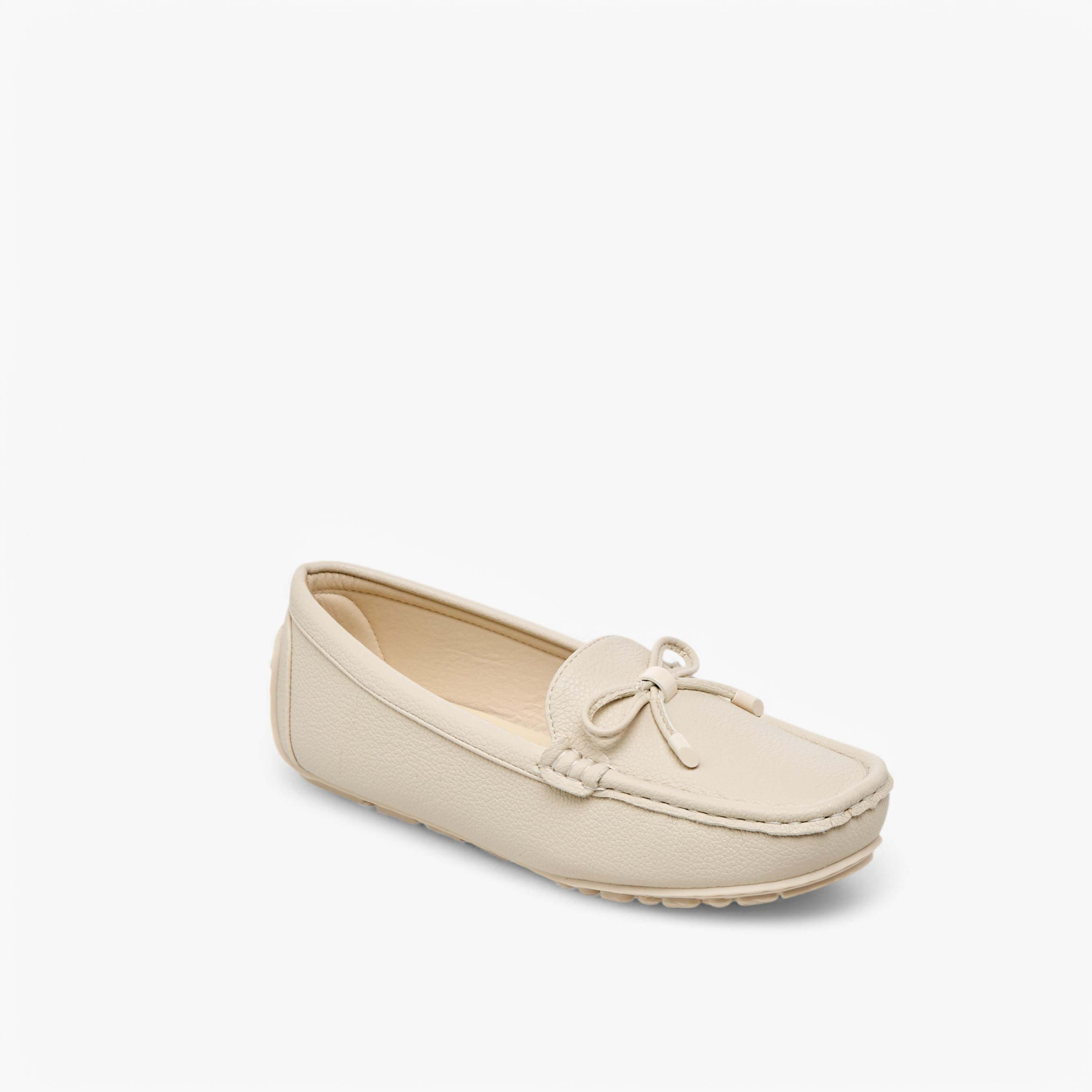 لوفر سهل الارتداء بزينة فيونكة من بابريكا-women-shoes-flats-loafers-image-2